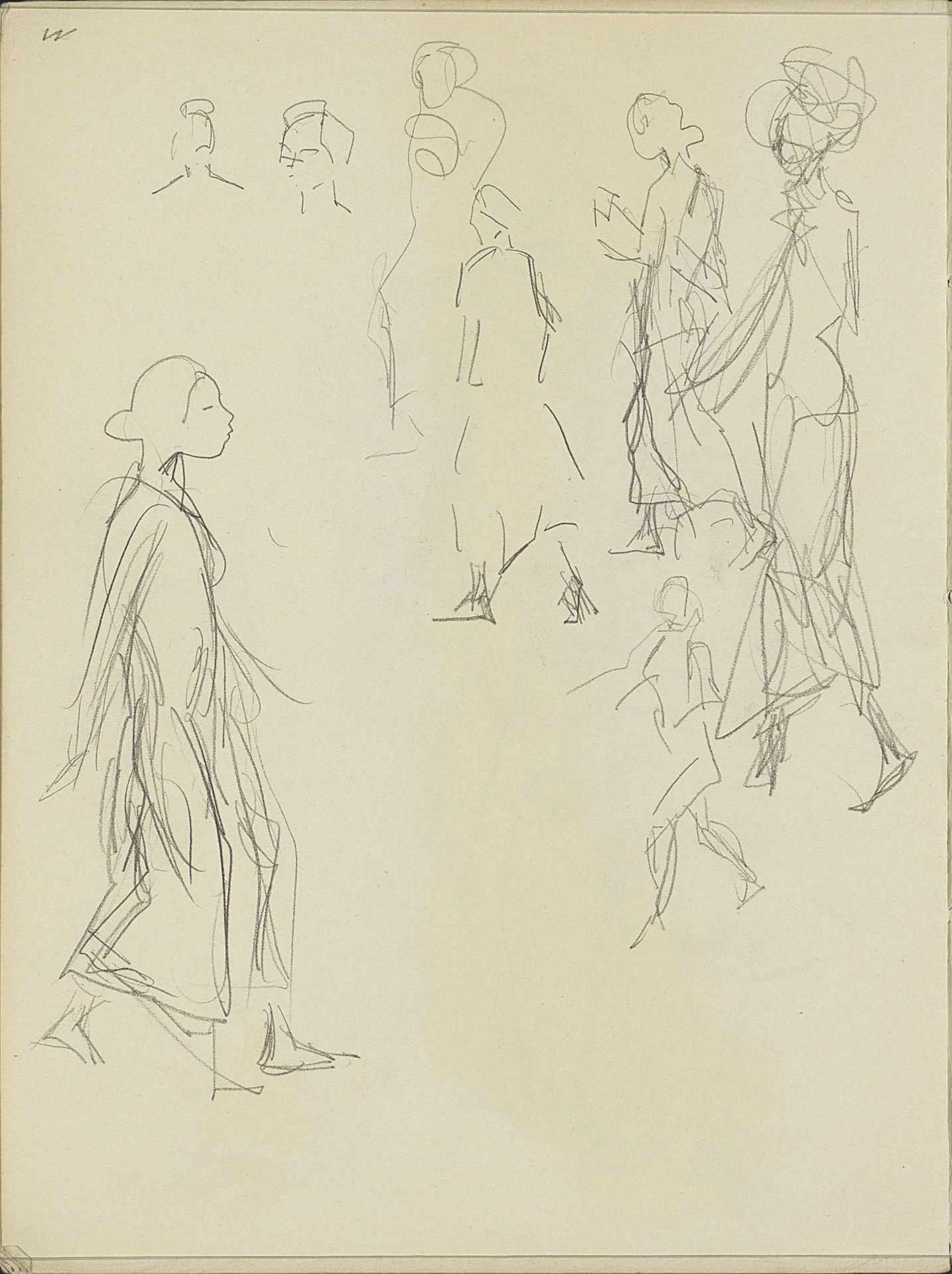 Figuurstudies by Isaac Israels