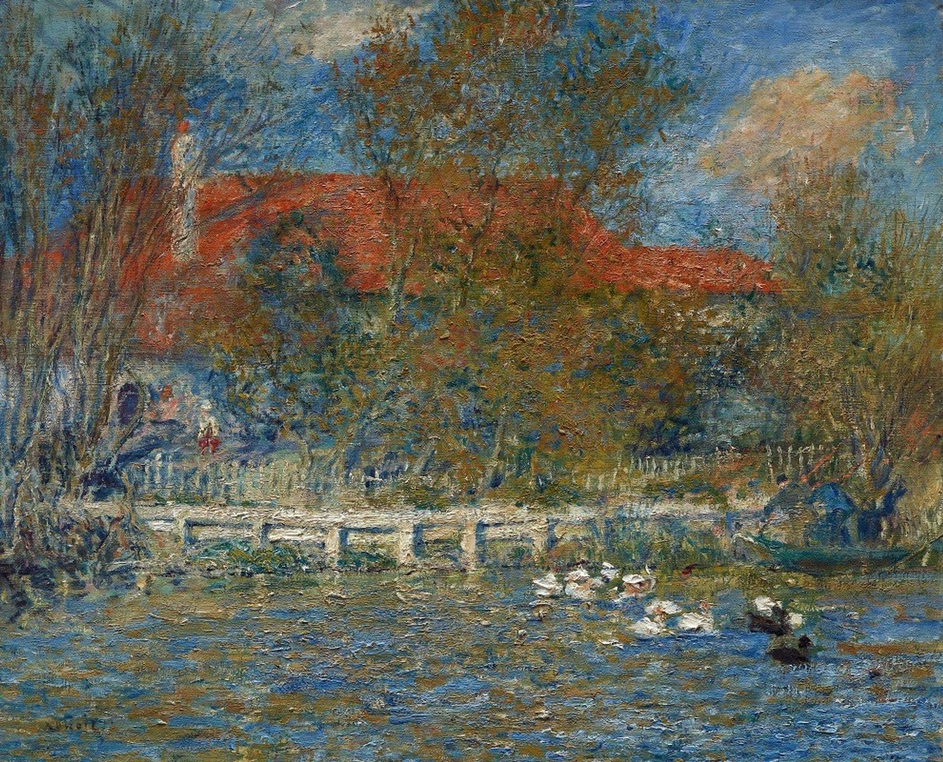 The Duck Pond by Pierre-Auguste Renoir