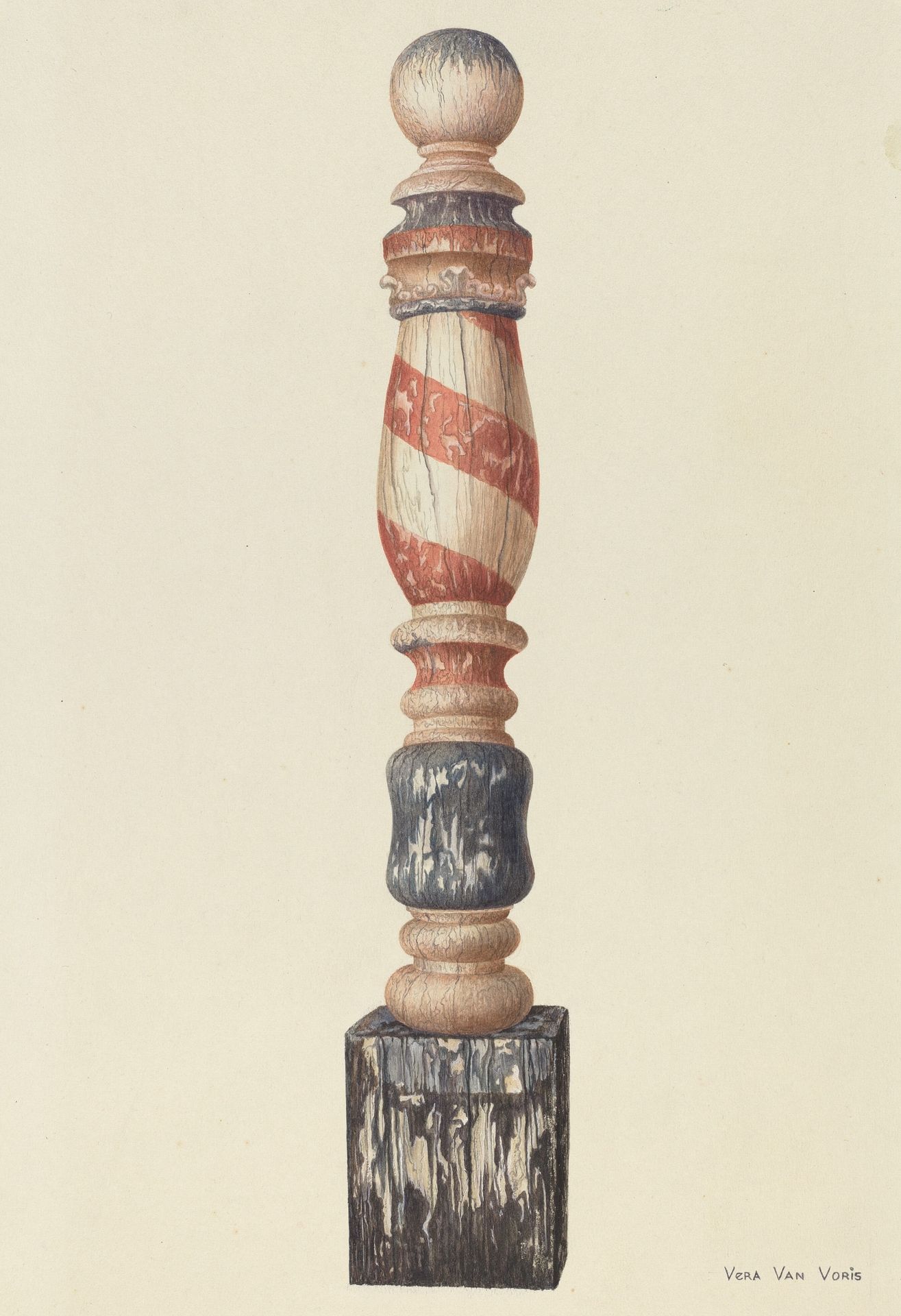 Barber Pole by Vera Van Voris