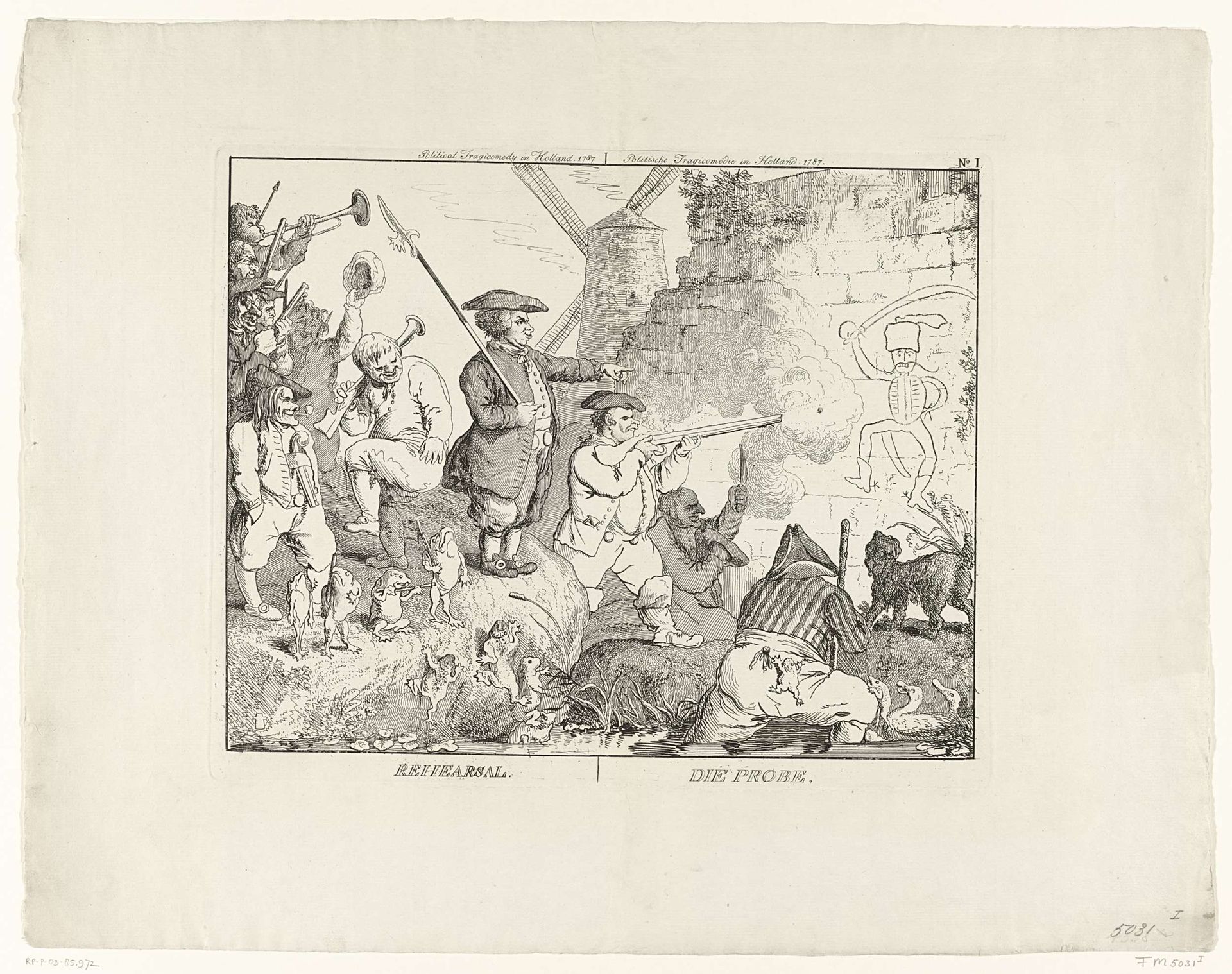 De Repetitie by Johann Heinrich Ramberg
