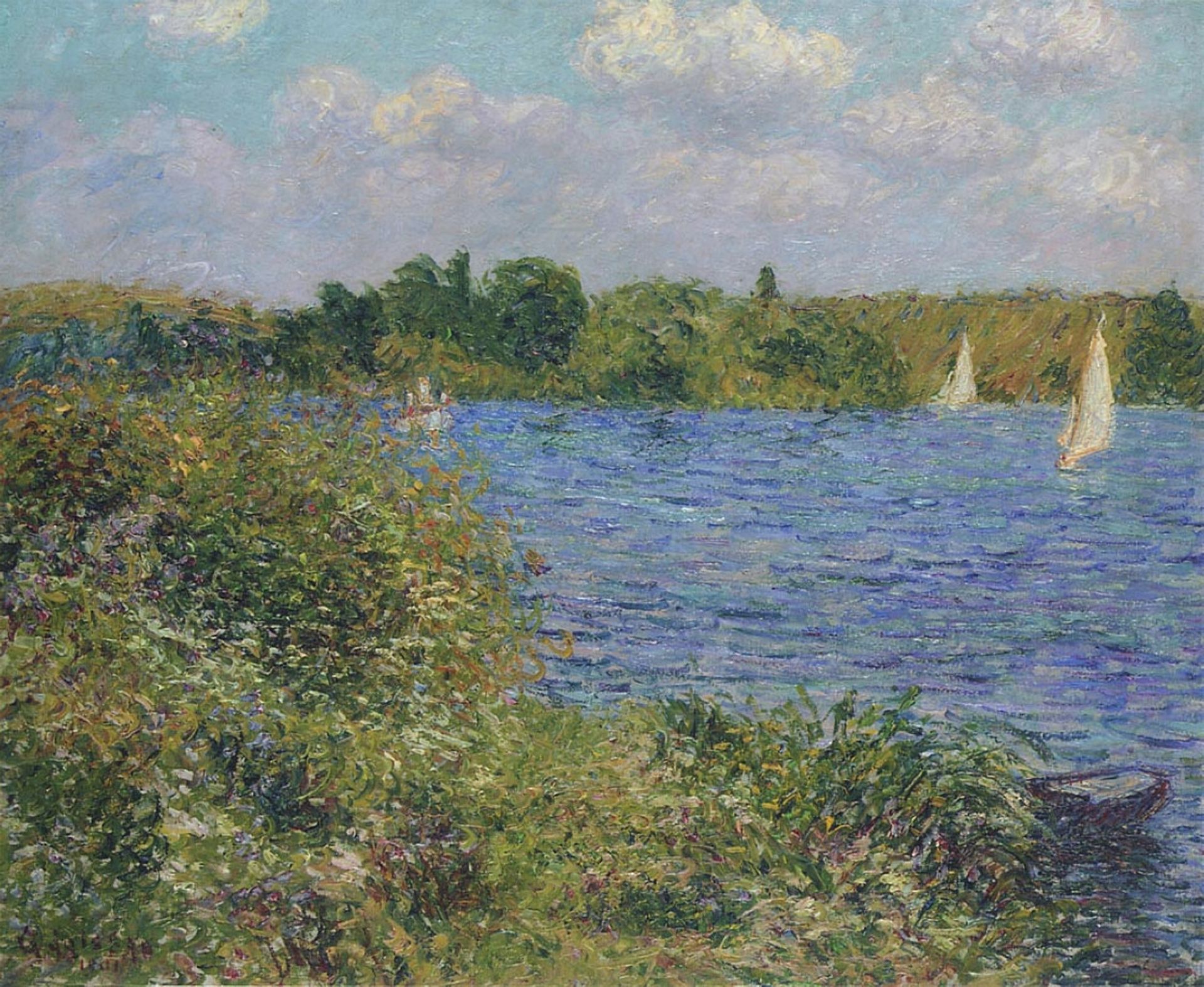 Port Joie at the Seine by Gustave Loiseau