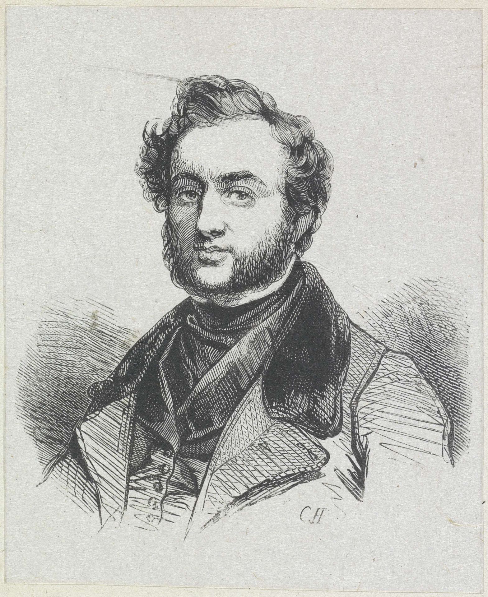 Portret van Nicolaas Pieneman by Anonymous