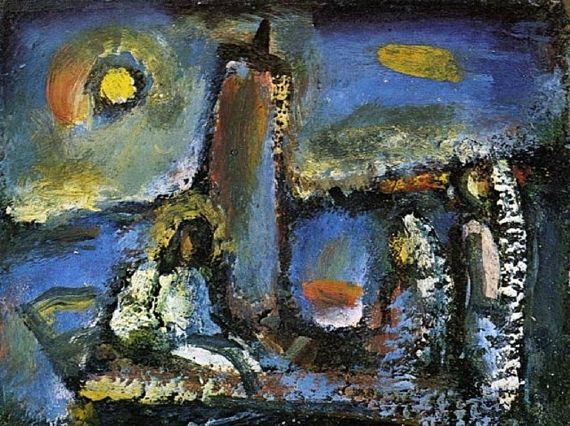 Christ on the Lake by Georges Rouault