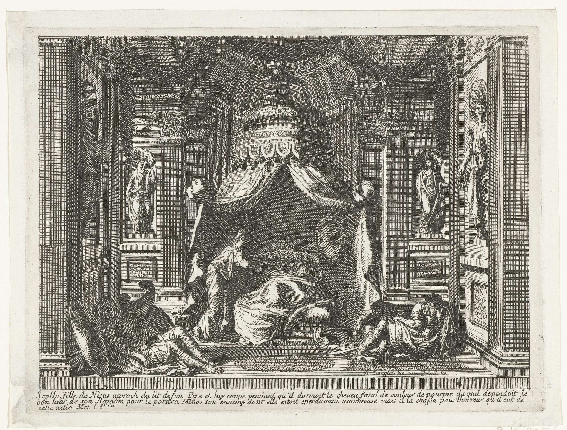 Alkoof met Scylla by Jean Lepautre