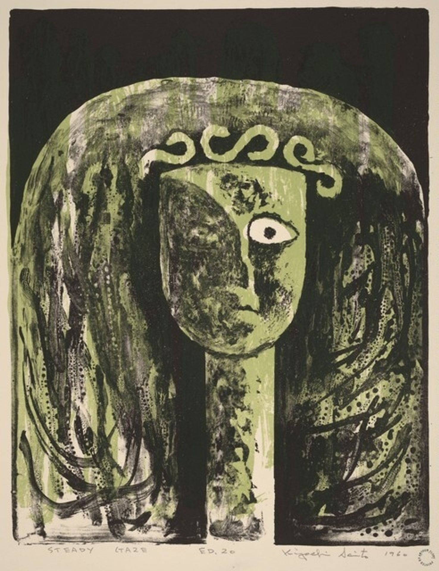 Steady Gaze by Kiyoshi Saito