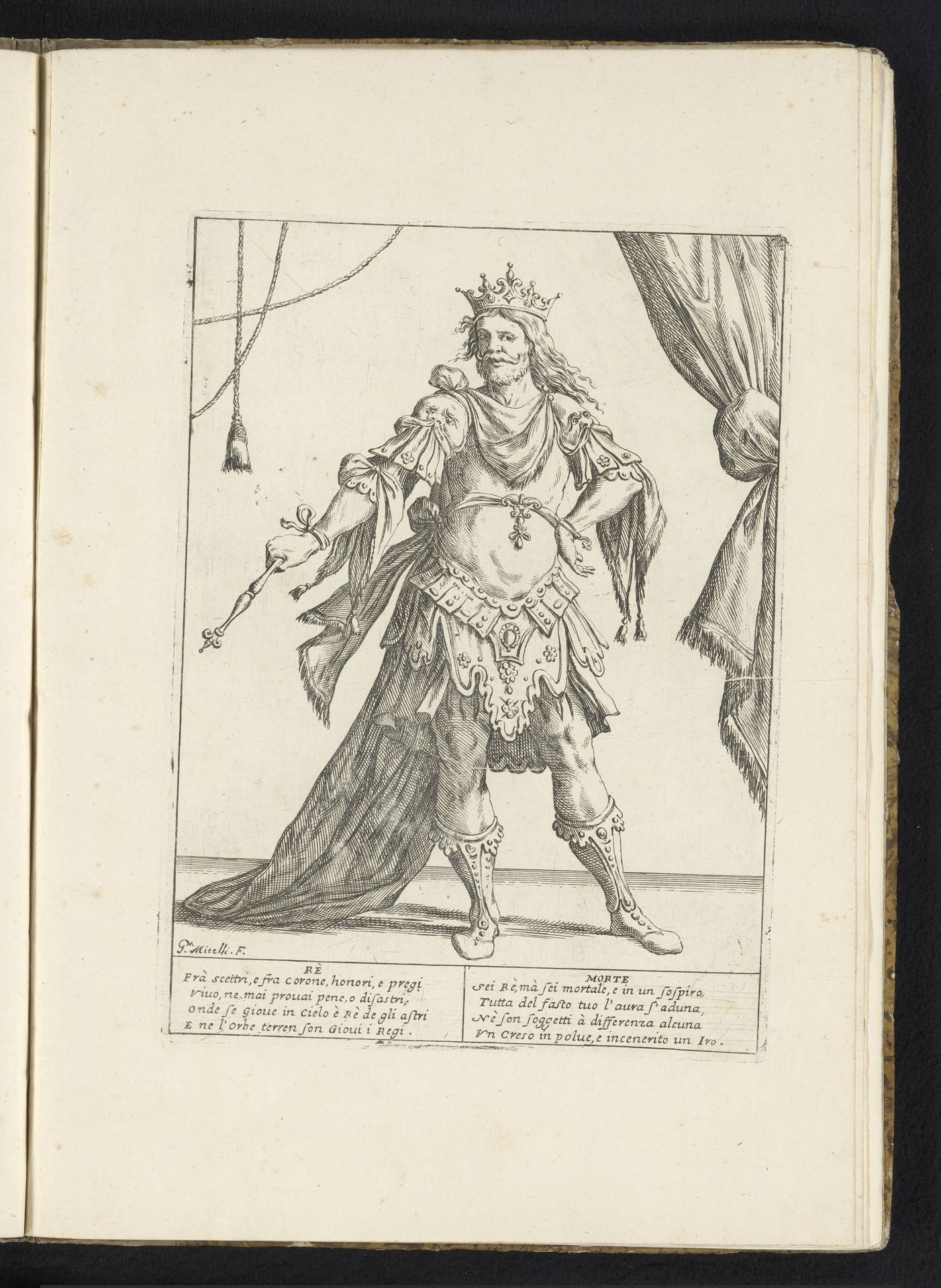 De koning by Giuseppe Maria Mitelli