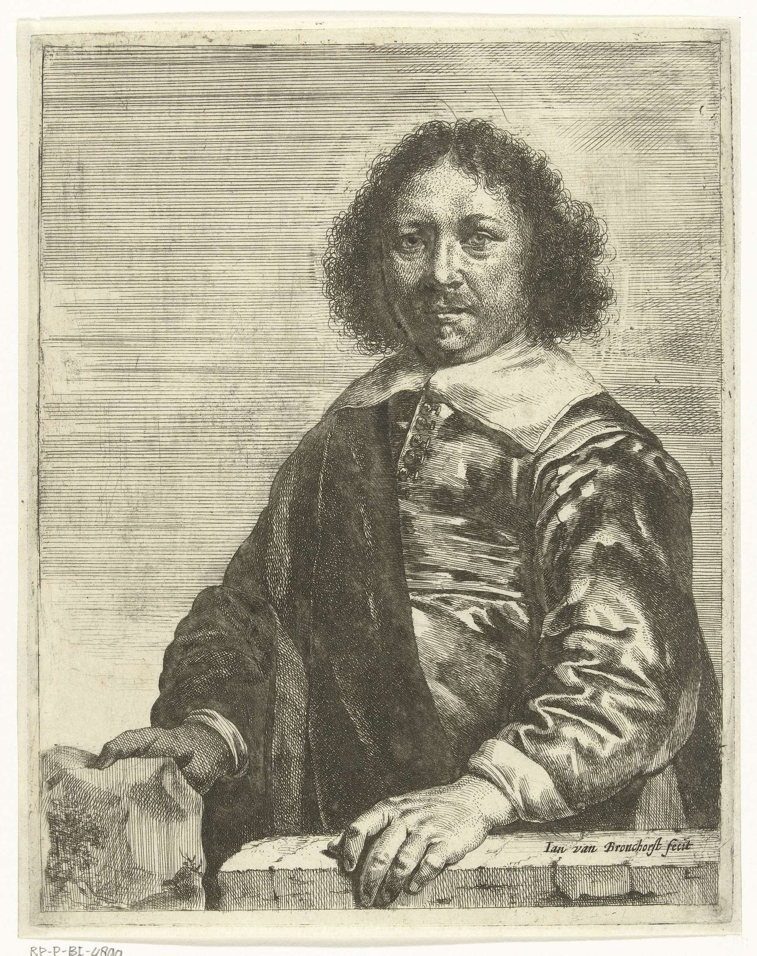 Portret van Herman Saftleven by Jan Gerritsz van Bronckhorst
