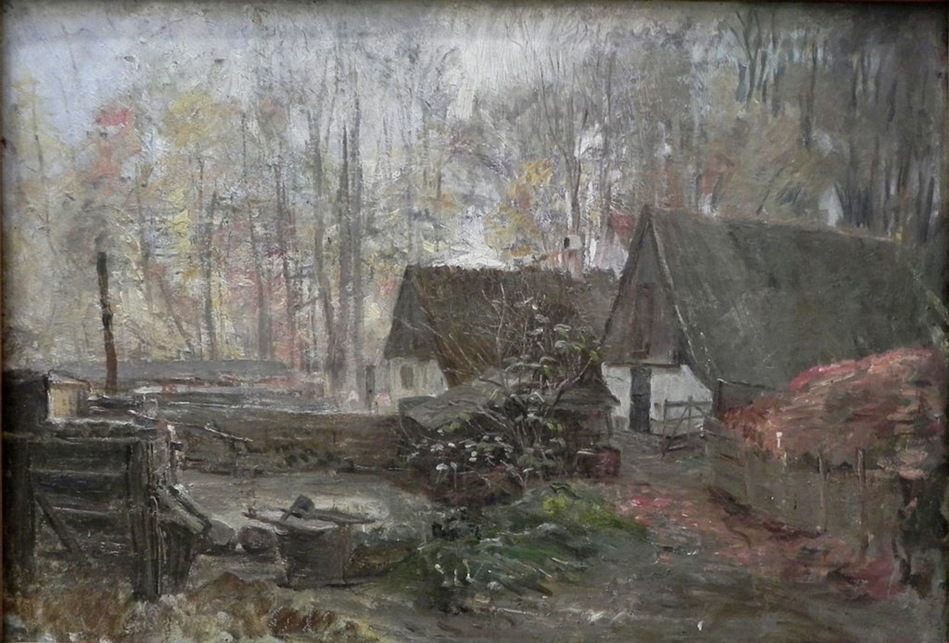 Gebäude im Tiergarten nördlich von Kopenhagen by Theodor Philipsen