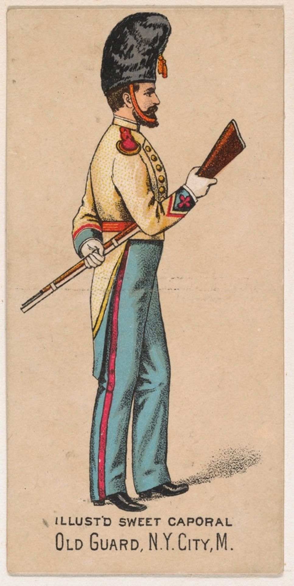 Old Guard, New York City Militia, from the Military Series (N224) issued by Kinney Tobacco Company to promote Sweet Caporal Cigarettes by Kinney Brothers Tobacco Company