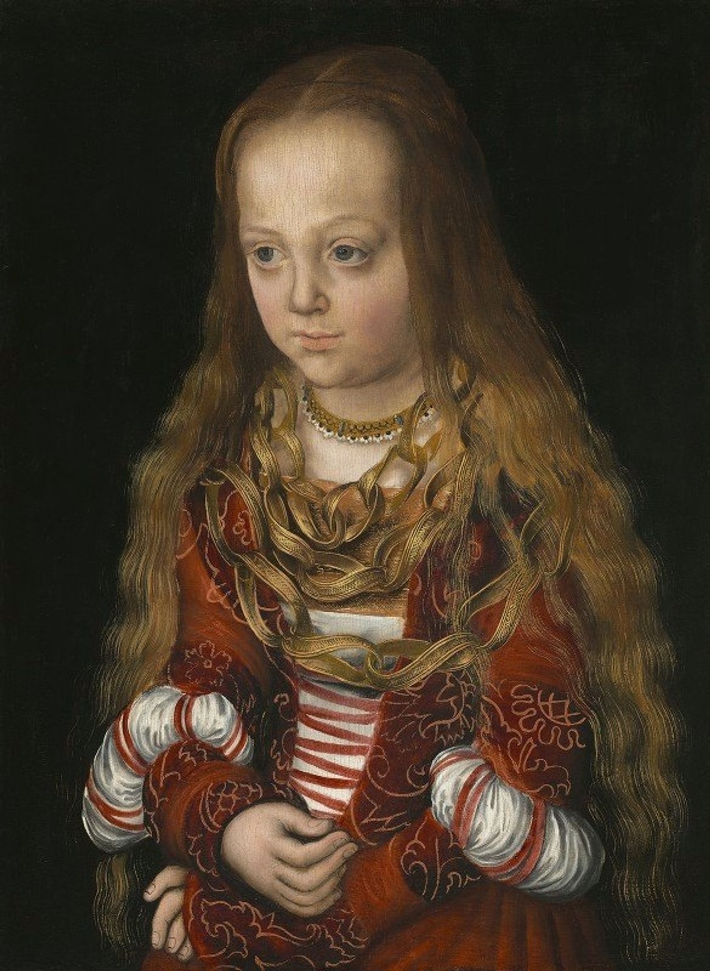 A Princess of Saxony by Lucas Cranach the Elder