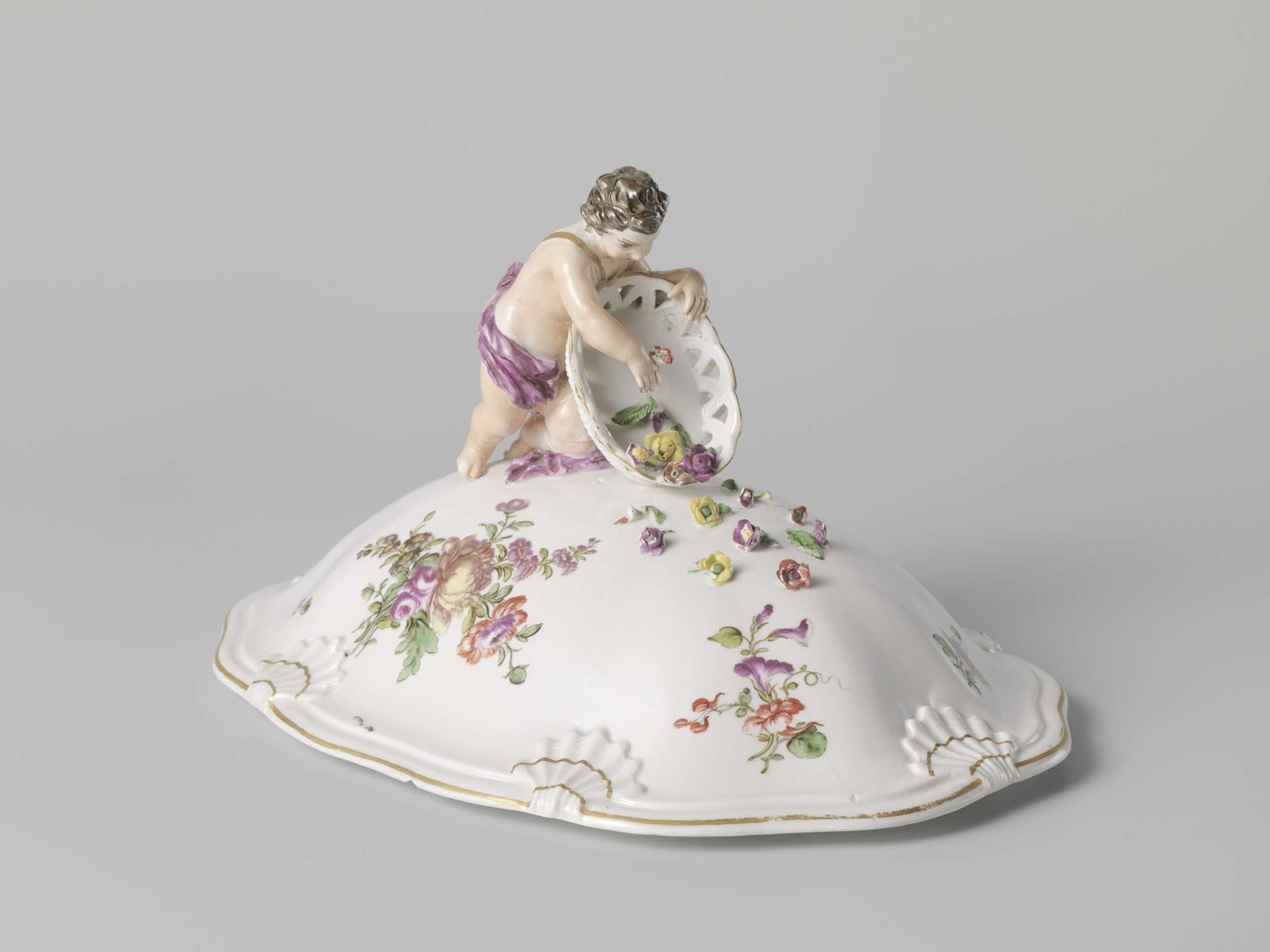 Tureen and stand by Weesper porseleinfabriek
