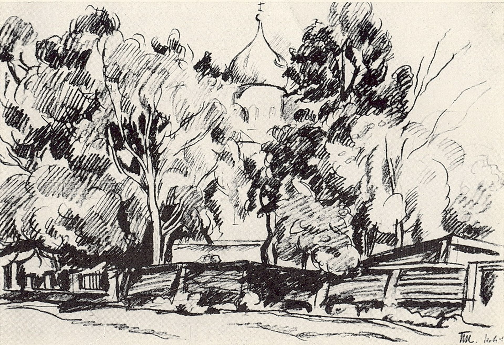 Veliky Novgorod by Pyotr Konchalovsky