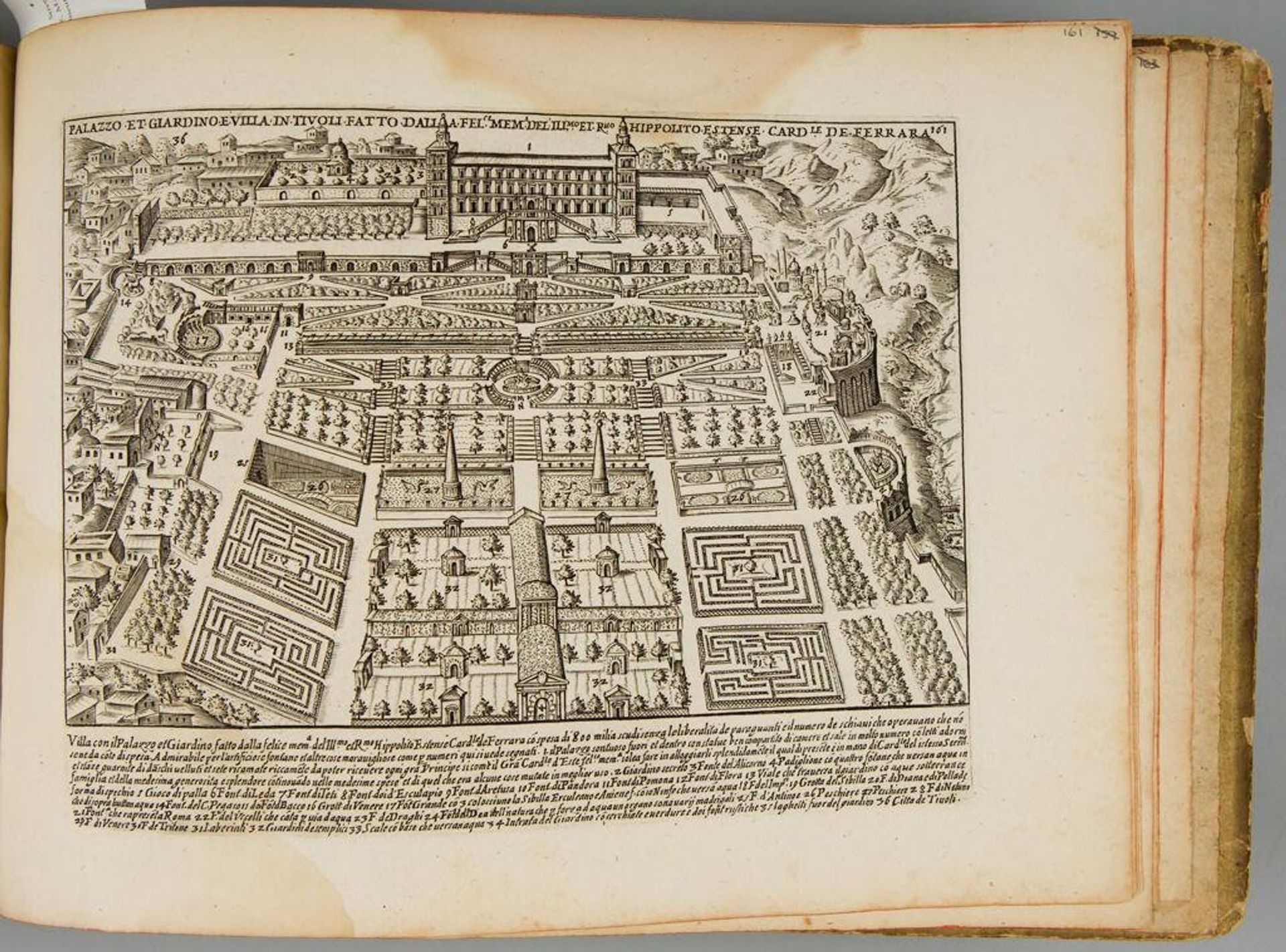 The Villa d'Este and its Gardens by Giacomo Lauro