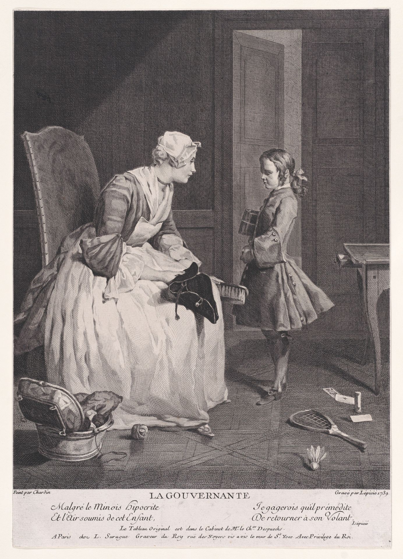 The Governess by Bernard Lepicié