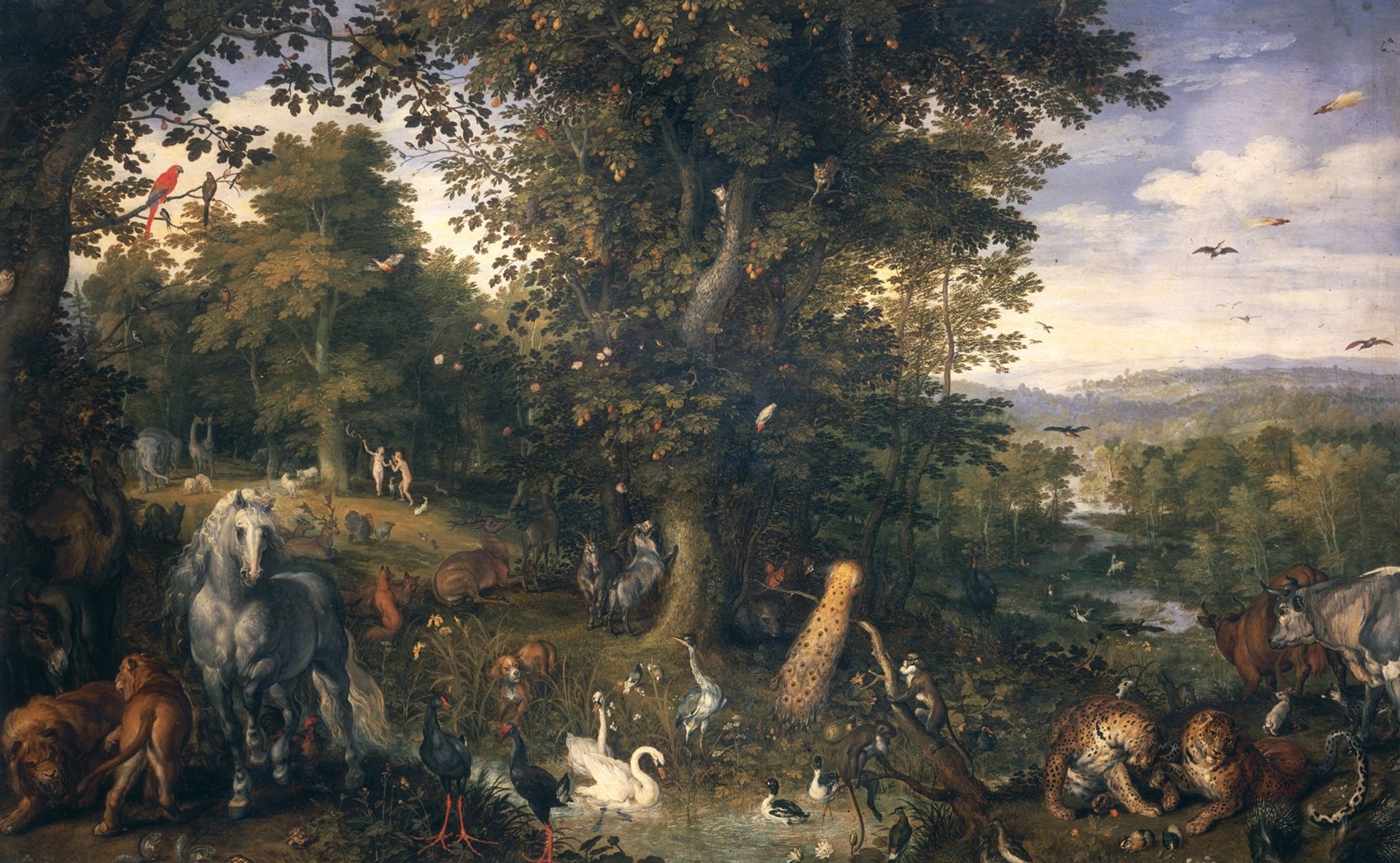 The Garden of Eden with the Fall of Man by Jan Brueghel the Elder