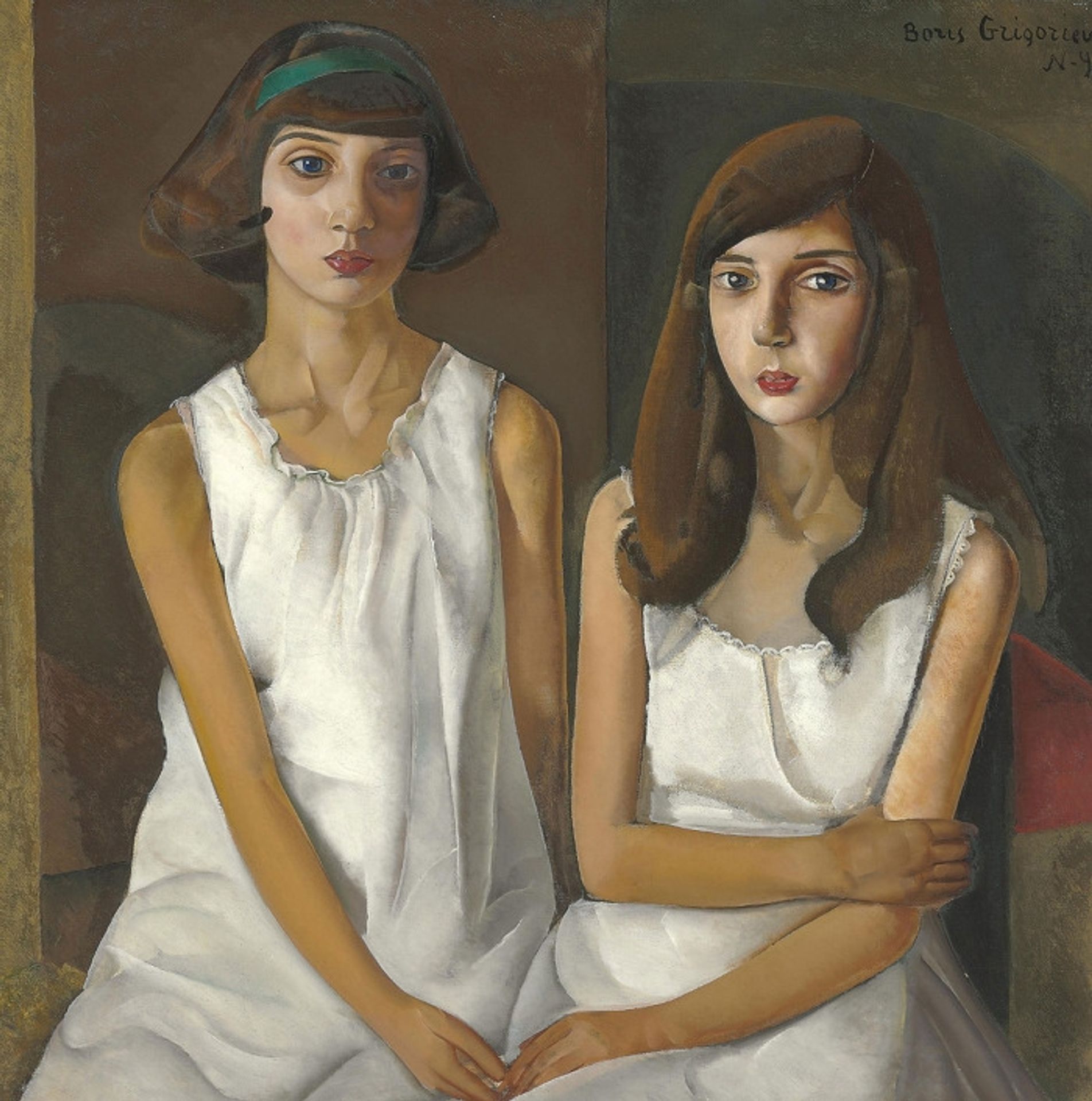 The Twins by Boris Grigoriev