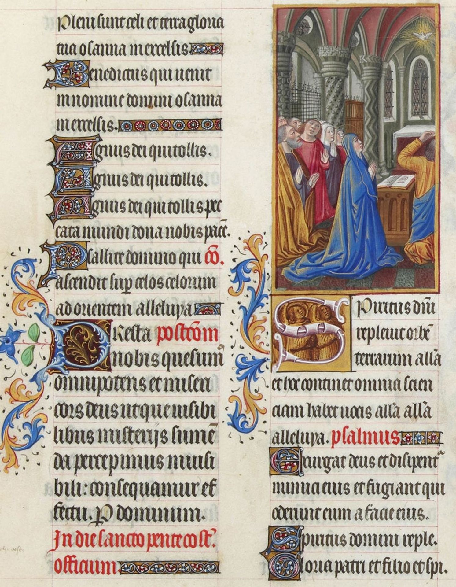 Pentecost by Limbourg brothers