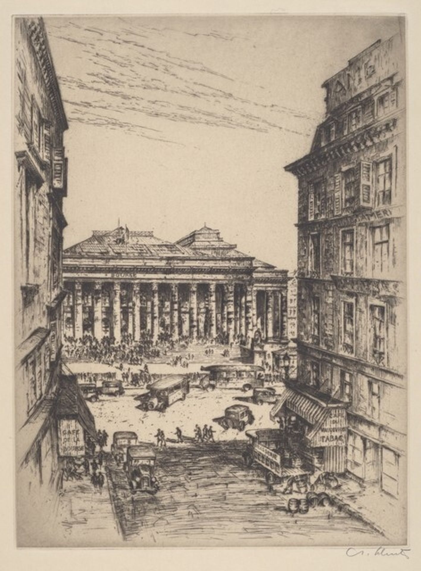 Paris Stock Exchange by Anton Schutz