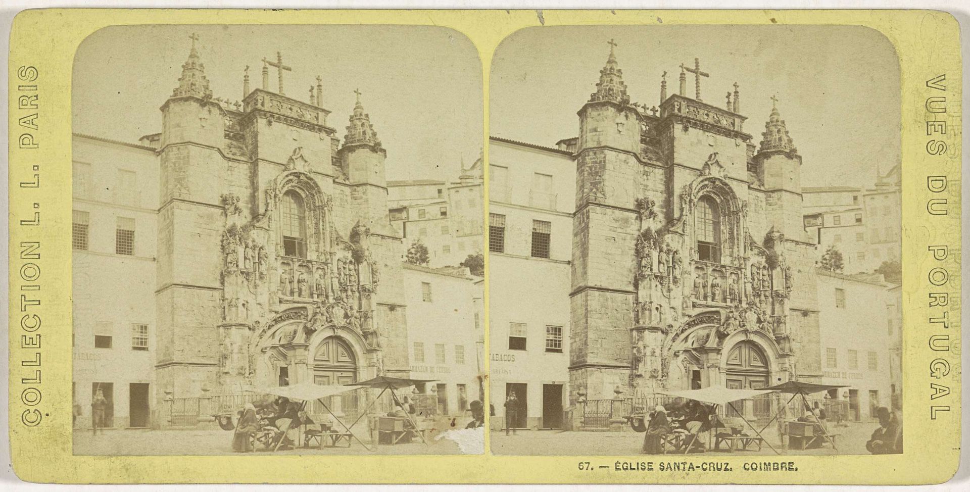 Façade van de Igreja de Santa Cruz, Coimbra by Anonymous