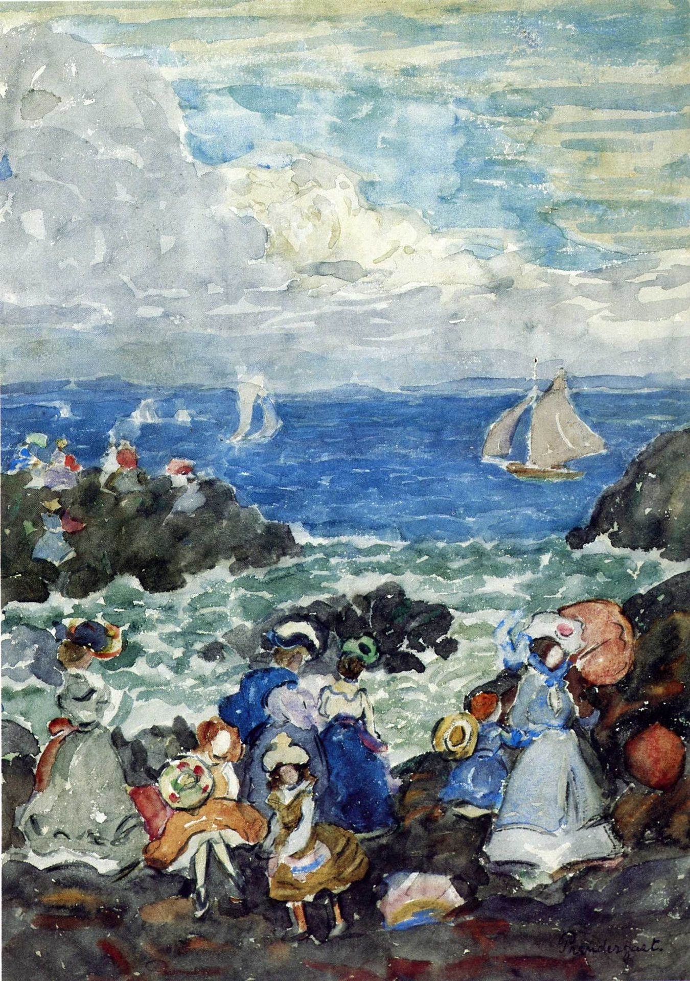 Surf, Nantasket by Maurice Prendergast