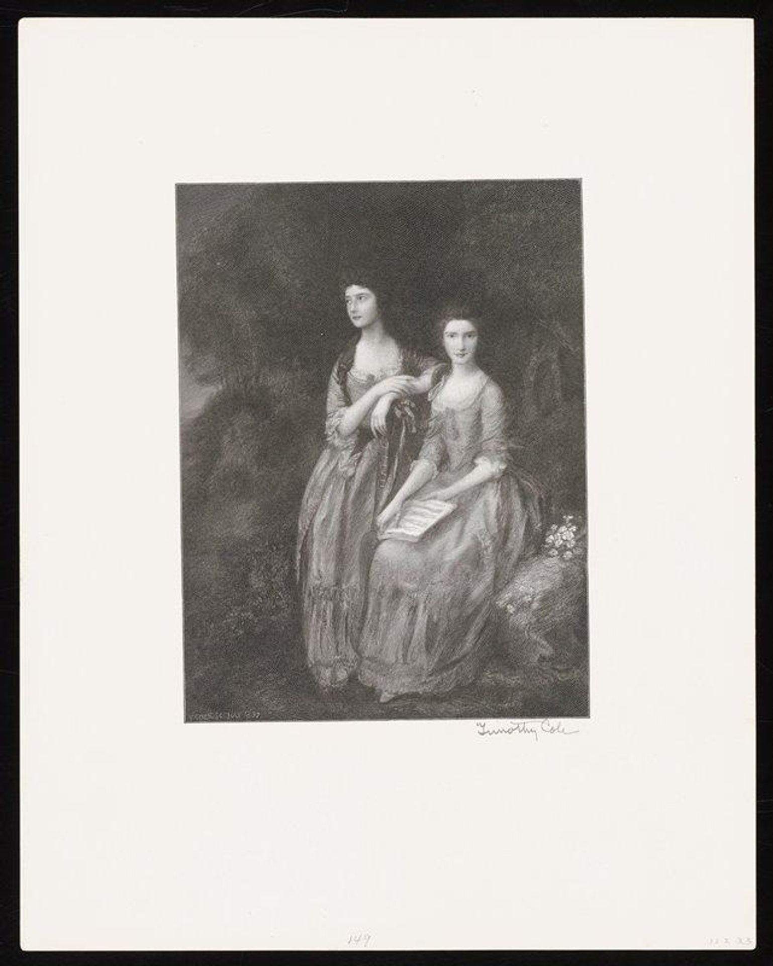Mrs. Sheridan and Mrs. Tickell by Timothy Cole