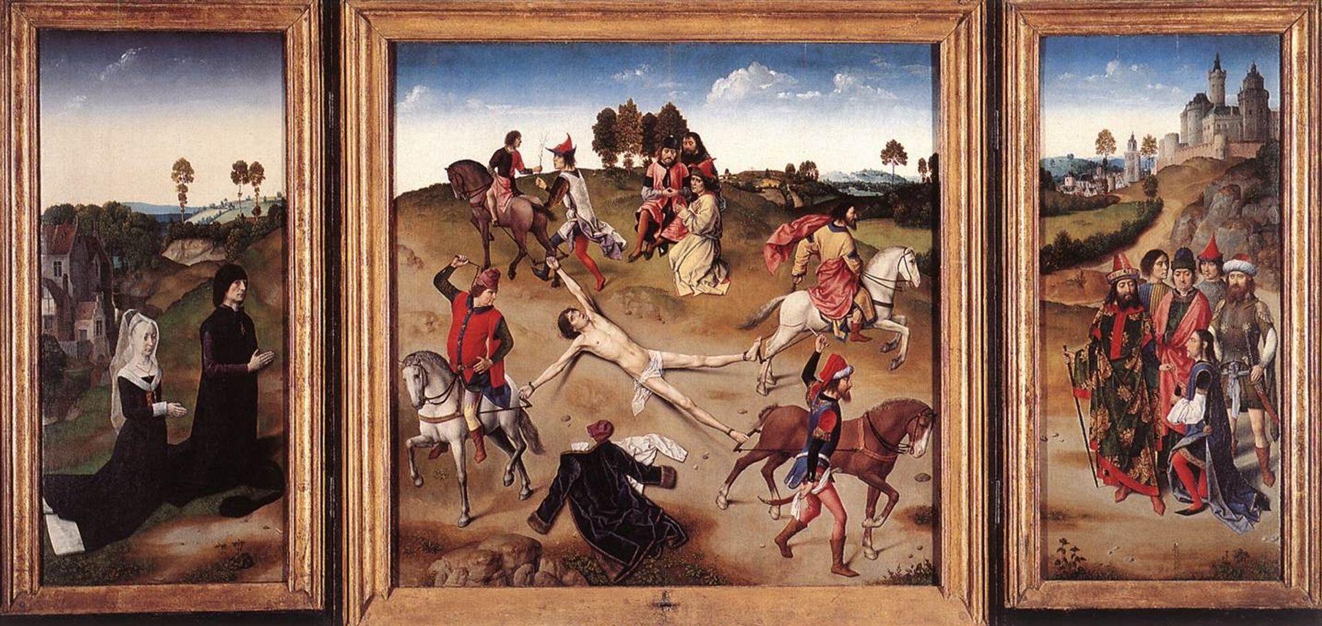 St. Hippolytus Triptych by Dirk Bouts