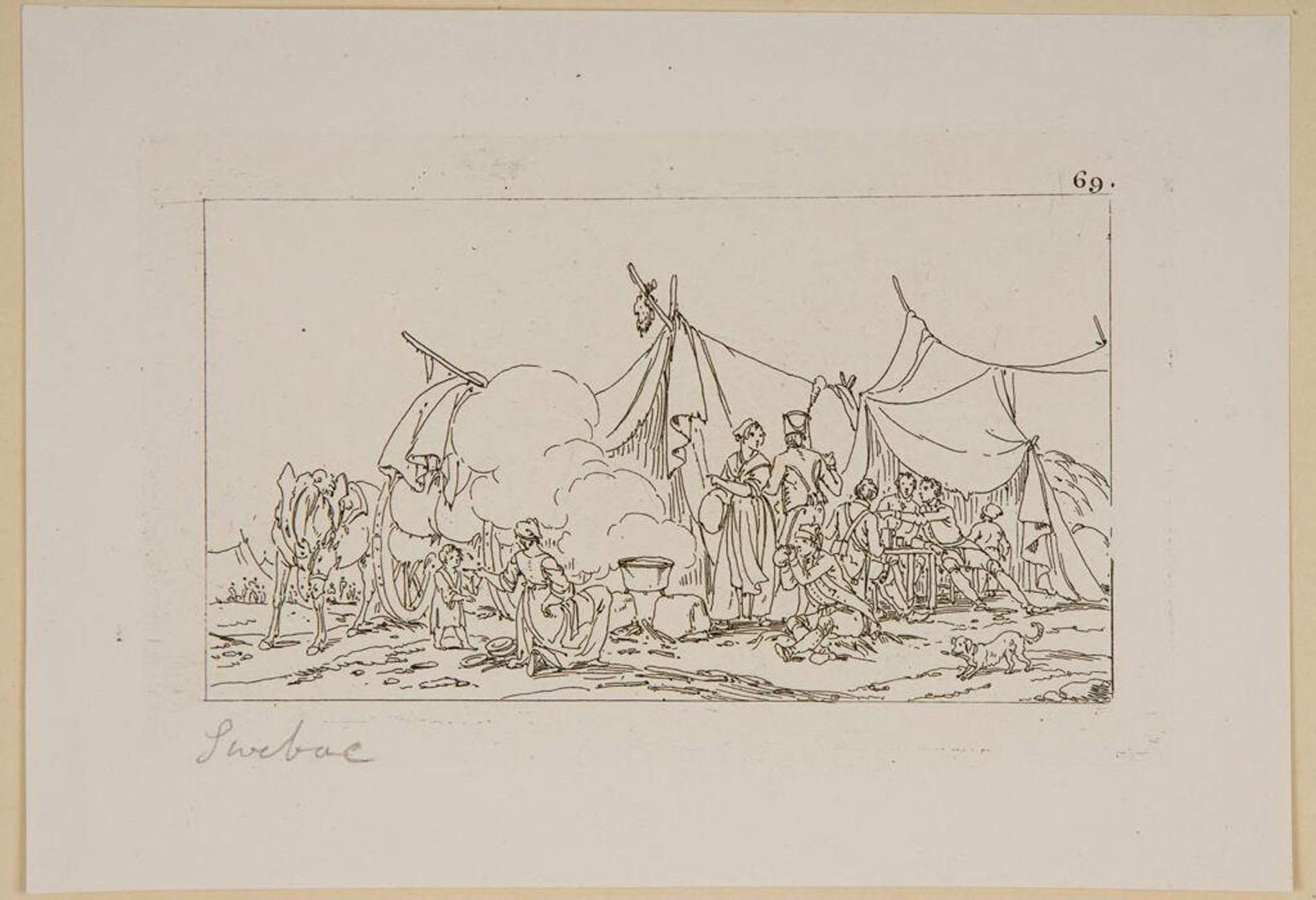 Plate XLVII by Jacques-Francois-Joseph Swebach