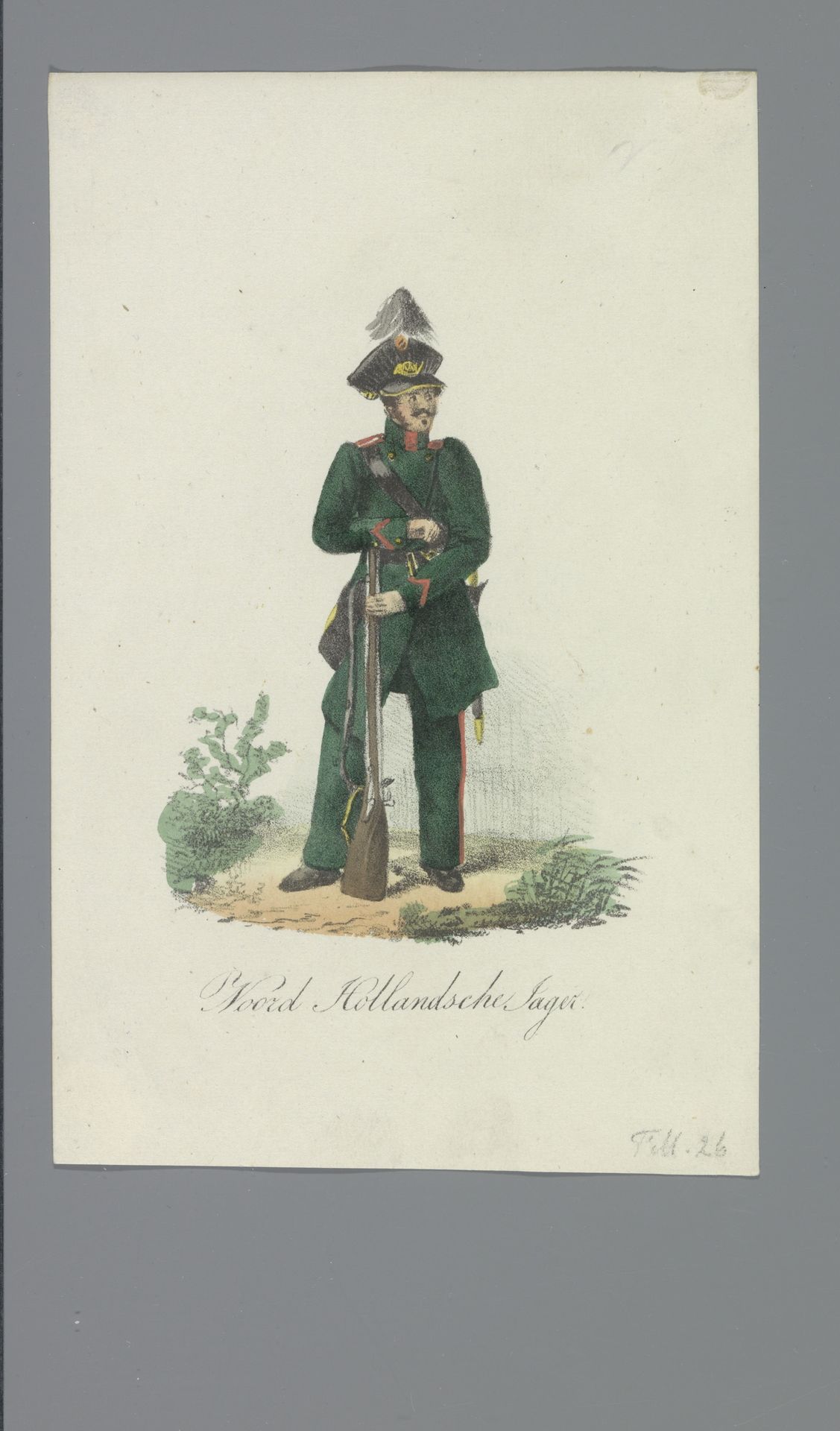 Noord Hollandsche Jagers by Albertus Verhoesen