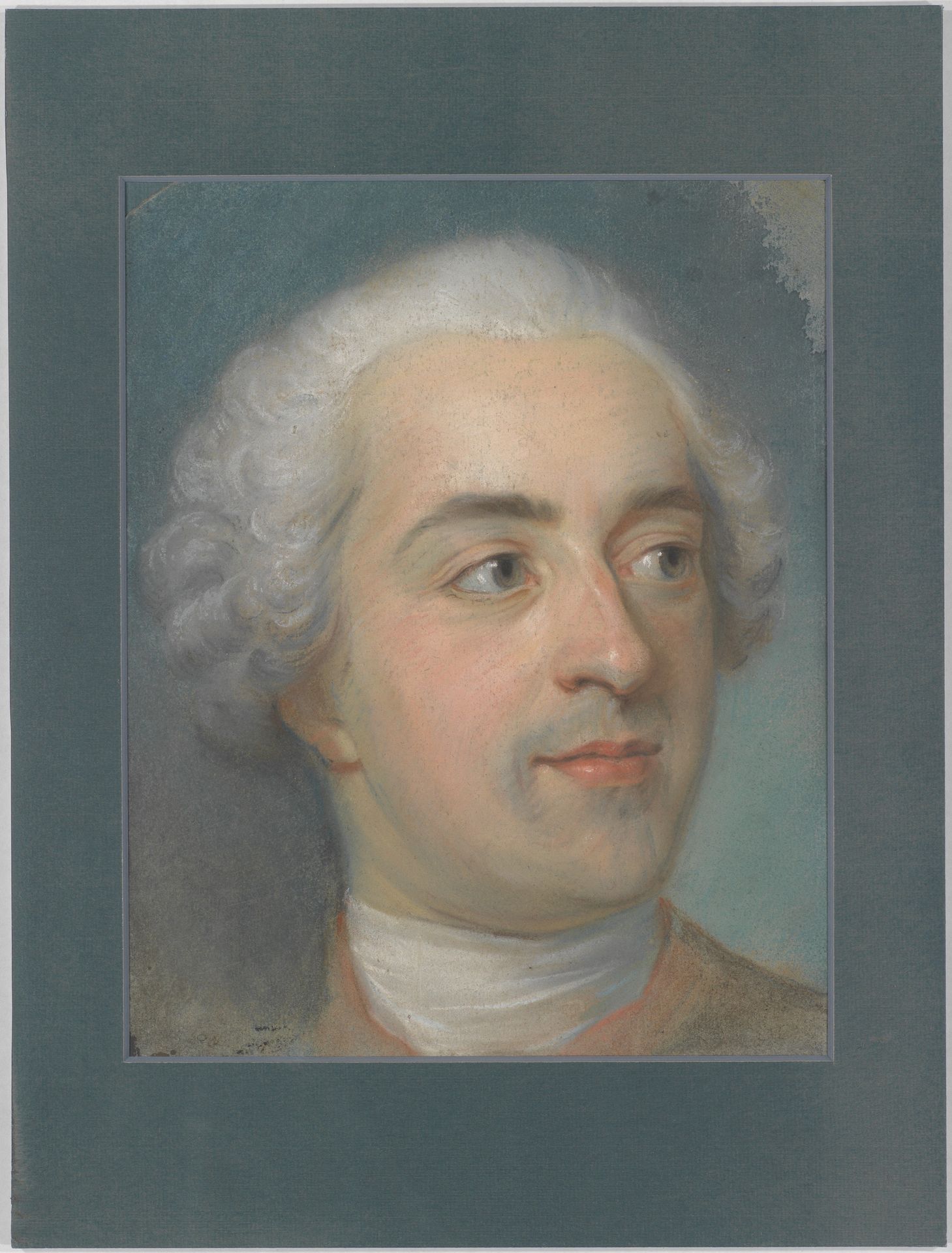 Préparation for a Portrait of Louis XV (1710-1774) by Maurice Quentin de La Tour