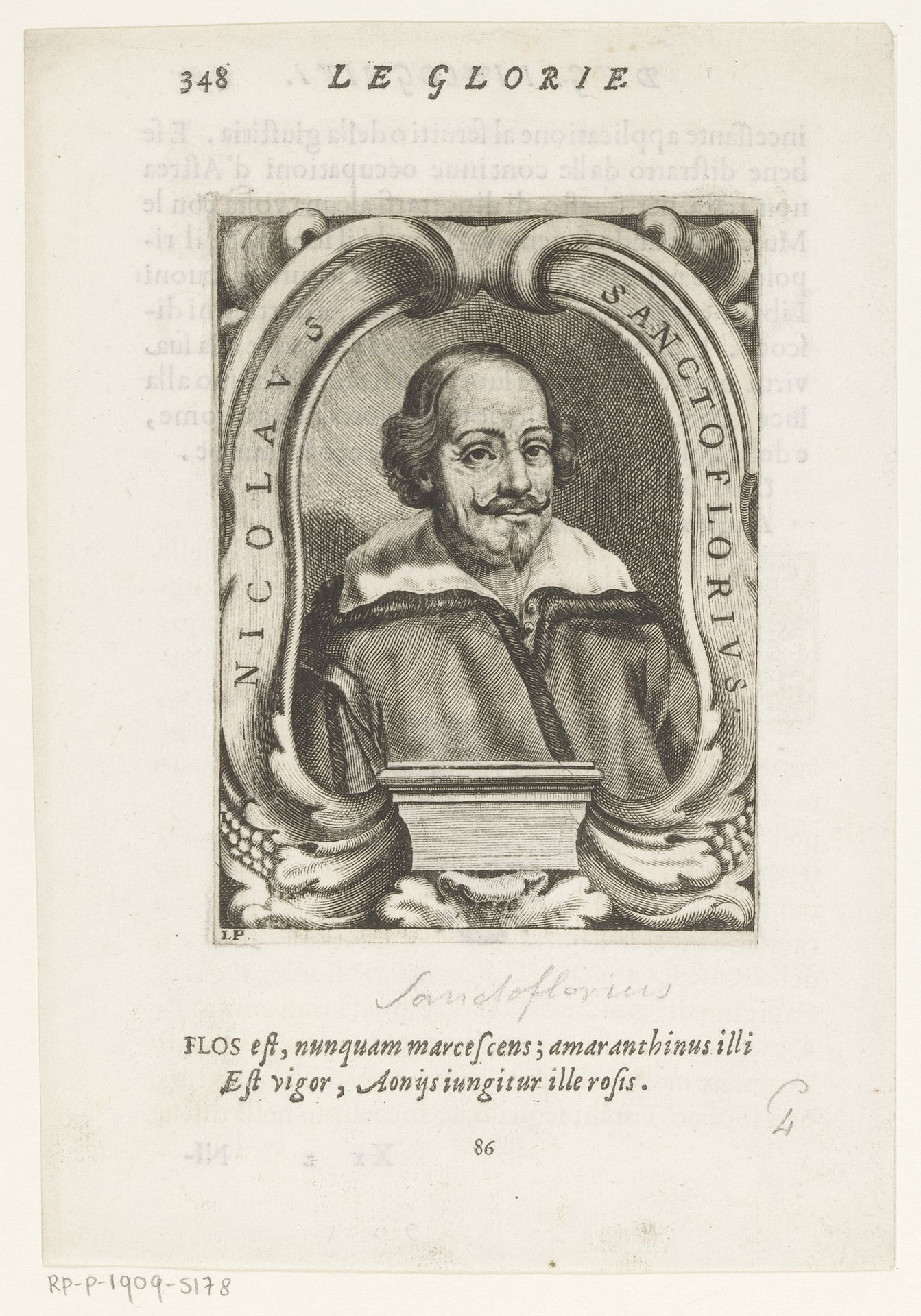 Portret van Nicolò Santofiore by Giacomo Piccini