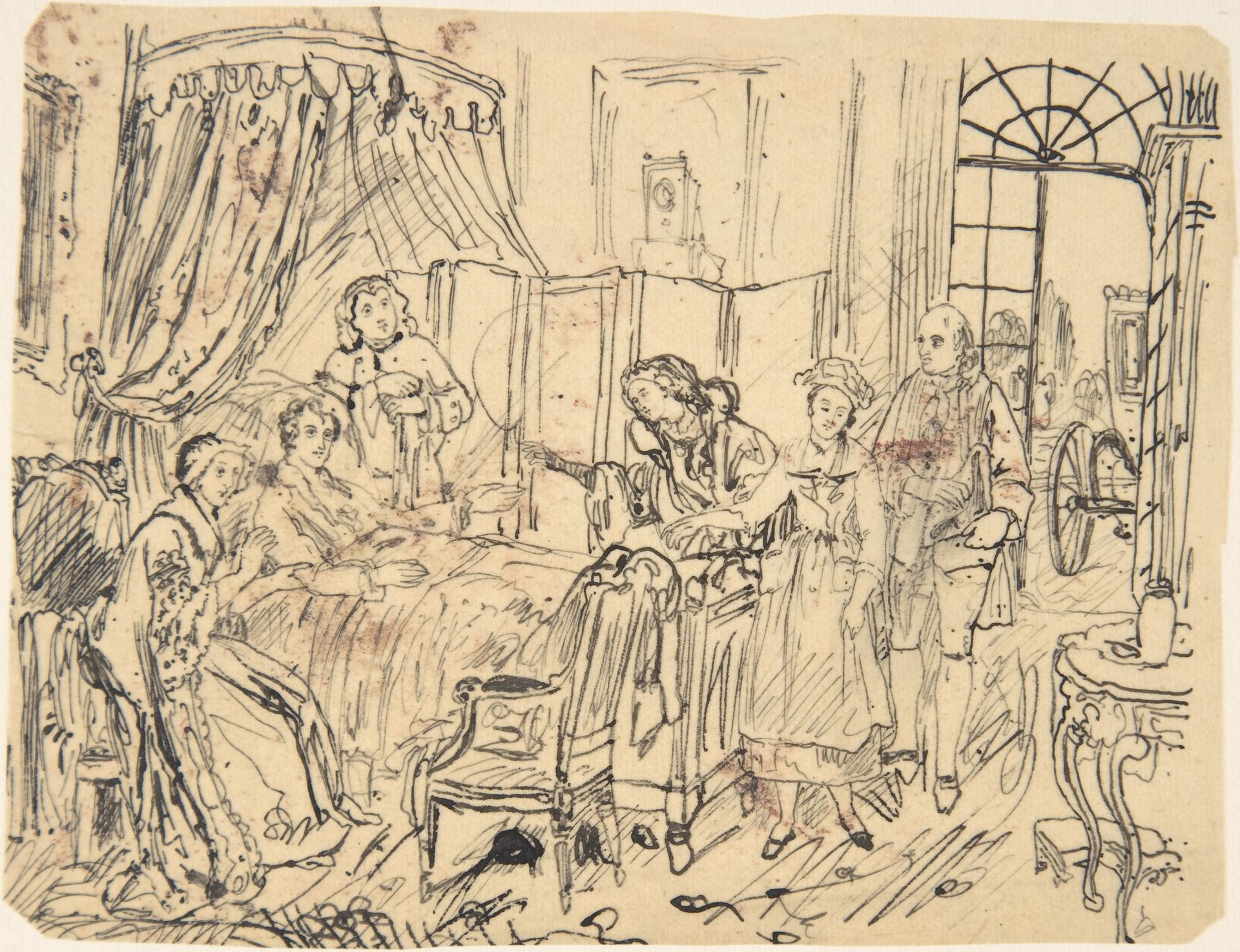 The Convalescent by Rodolphe Bresdin