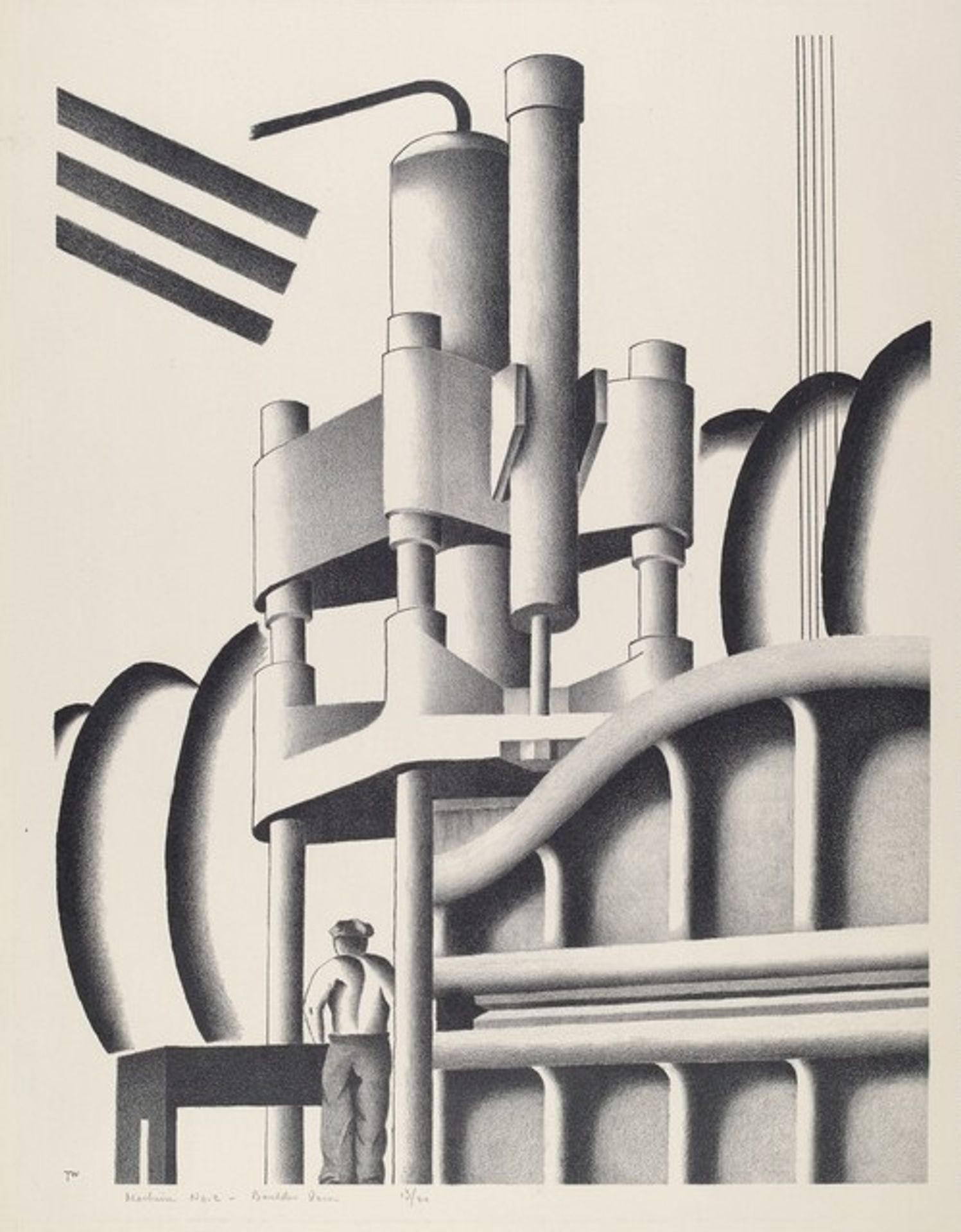 Machine No. 2 Boulder Dam by Theo Ballou White