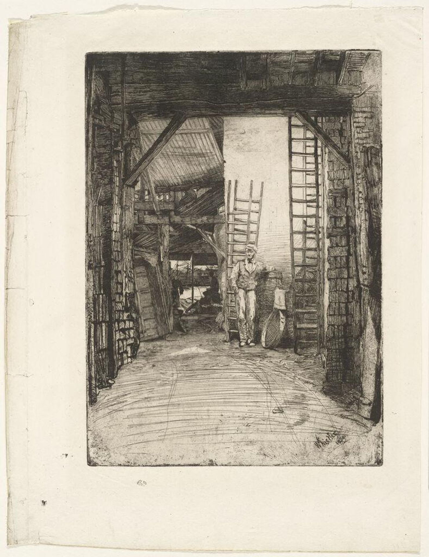 The Lime-Burner by James Abbott McNeill Whistler
