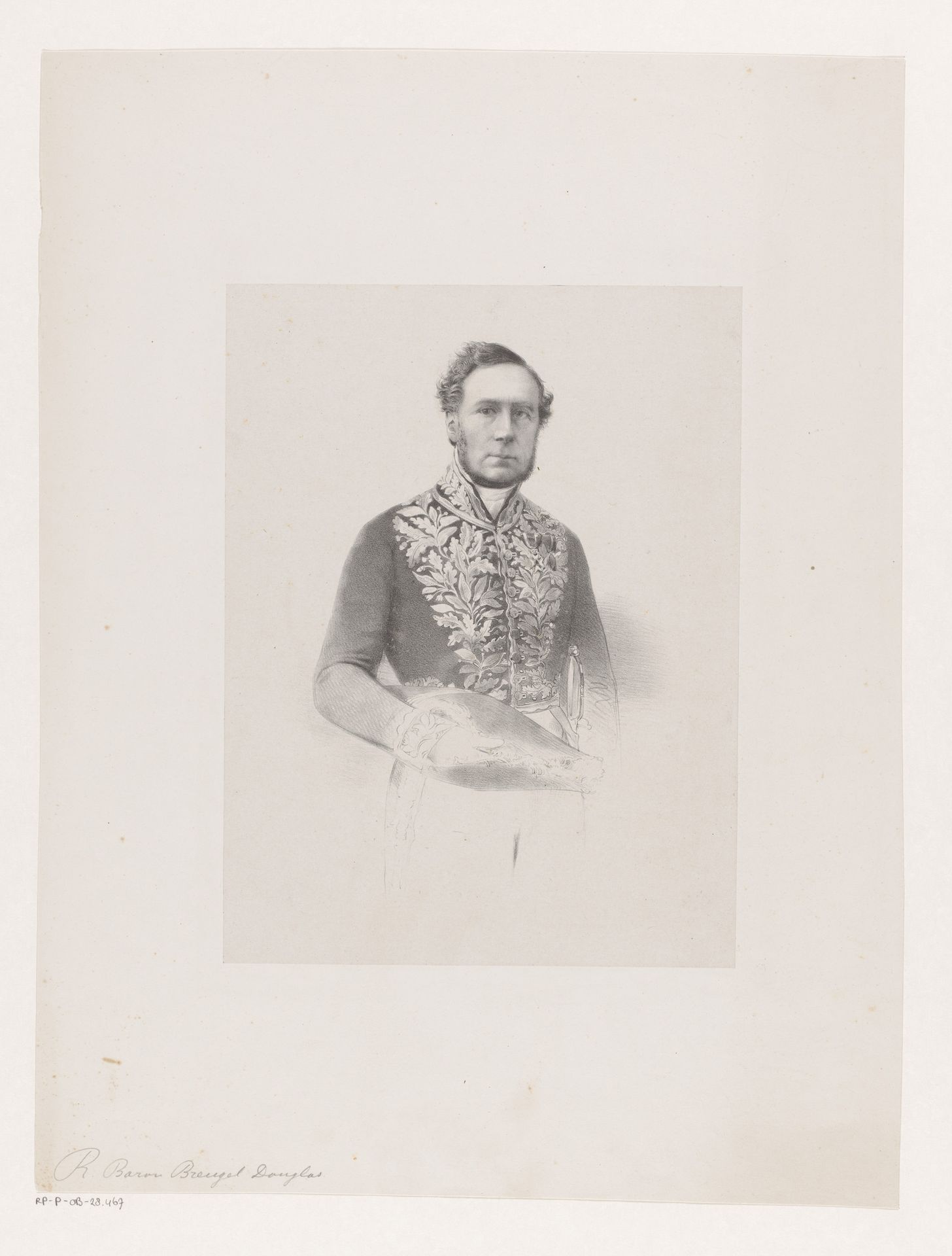 Portret van Robbert van Breugel Douglas by Johan Hendrik Hoffmeister