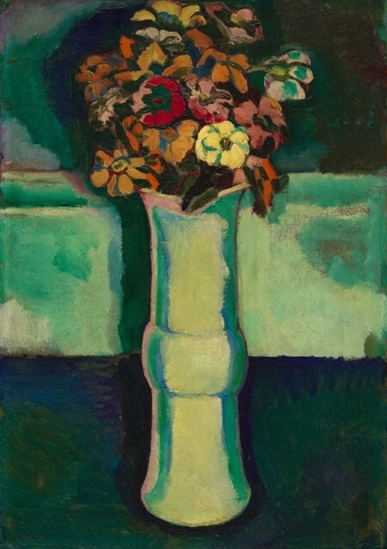 Dahlias and Asters by Charles Sheeler