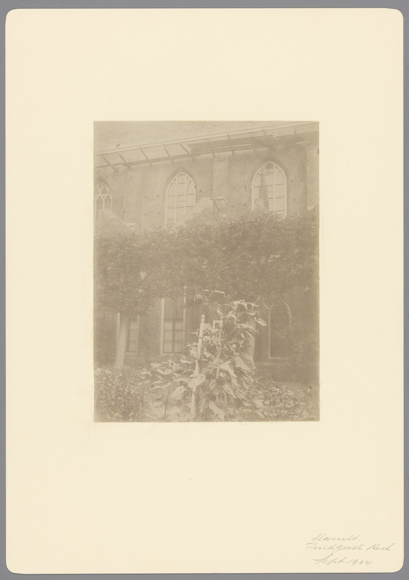 Zuidzijde Grote of Sint-Stephanuskerk te Hasselt by anoniem (Monumentenzorg)