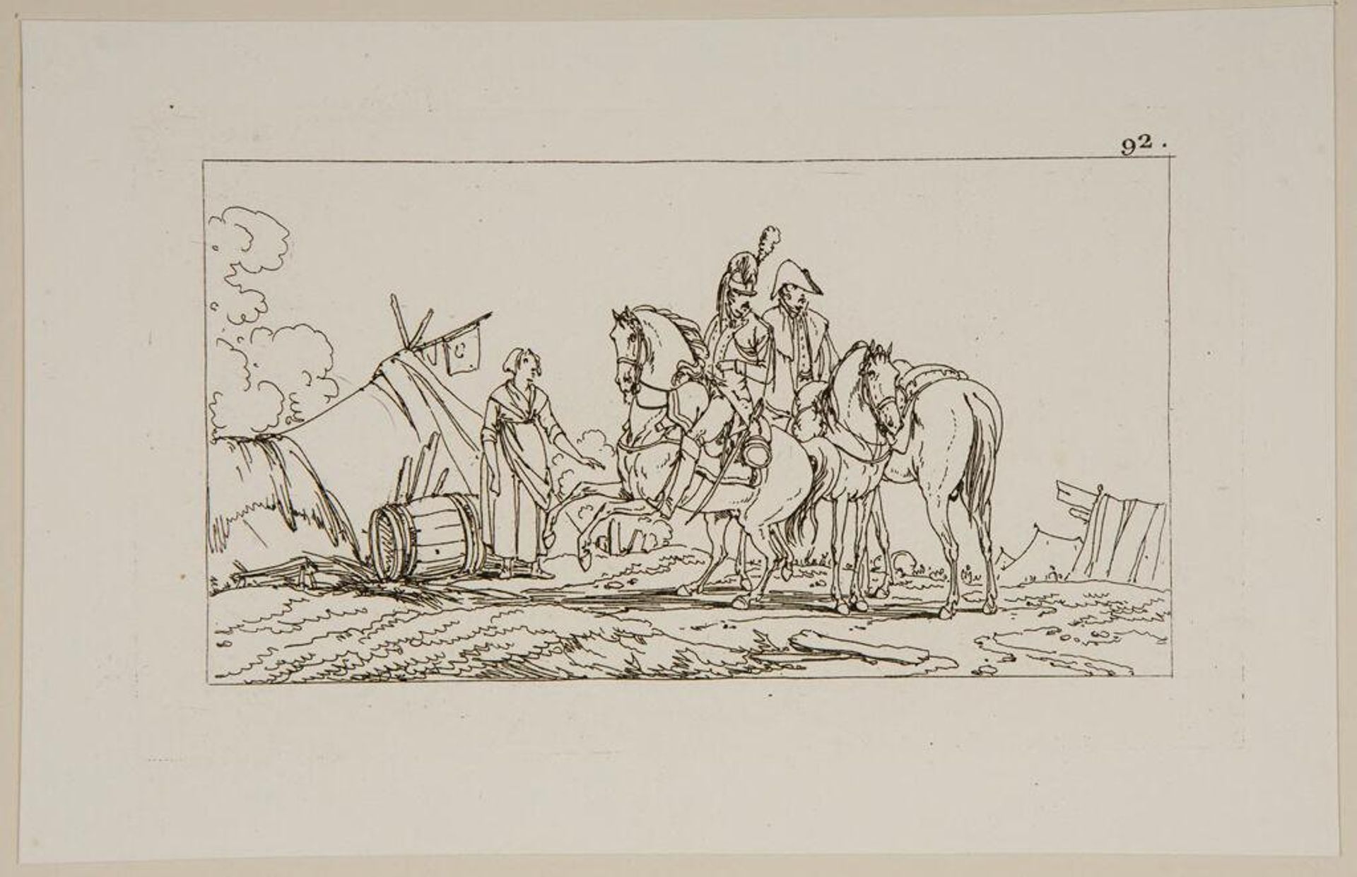 Plate LIX by Jacques-Francois-Joseph Swebach