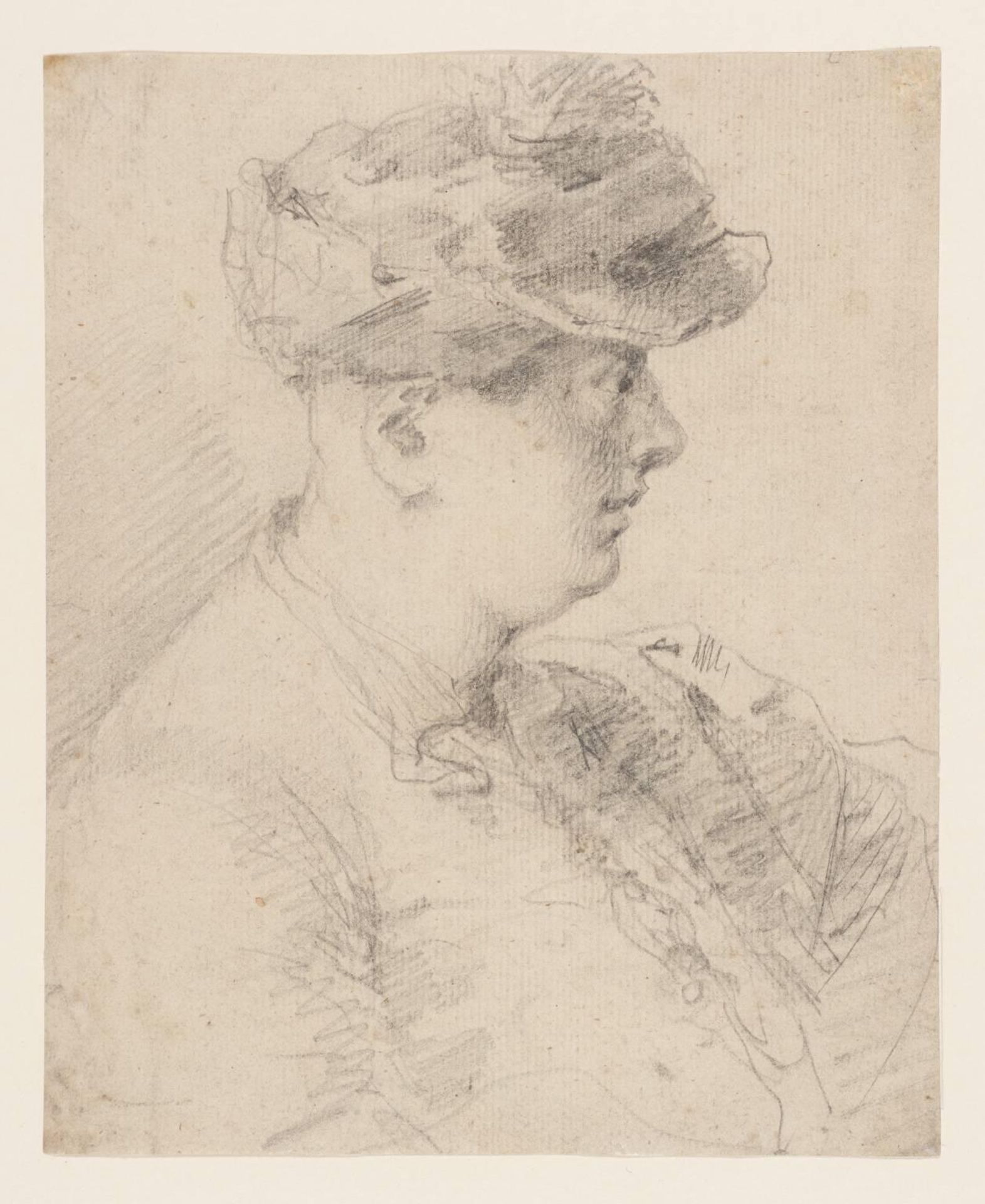 ?Self-Portrait in Profile to Right by Thomas Worlidge