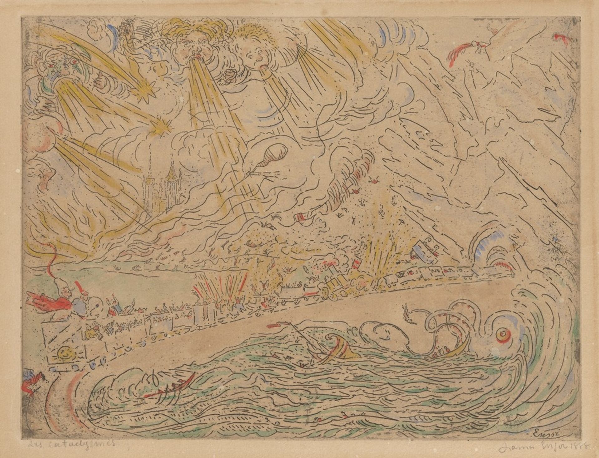 De cataclysmen by James Ensor