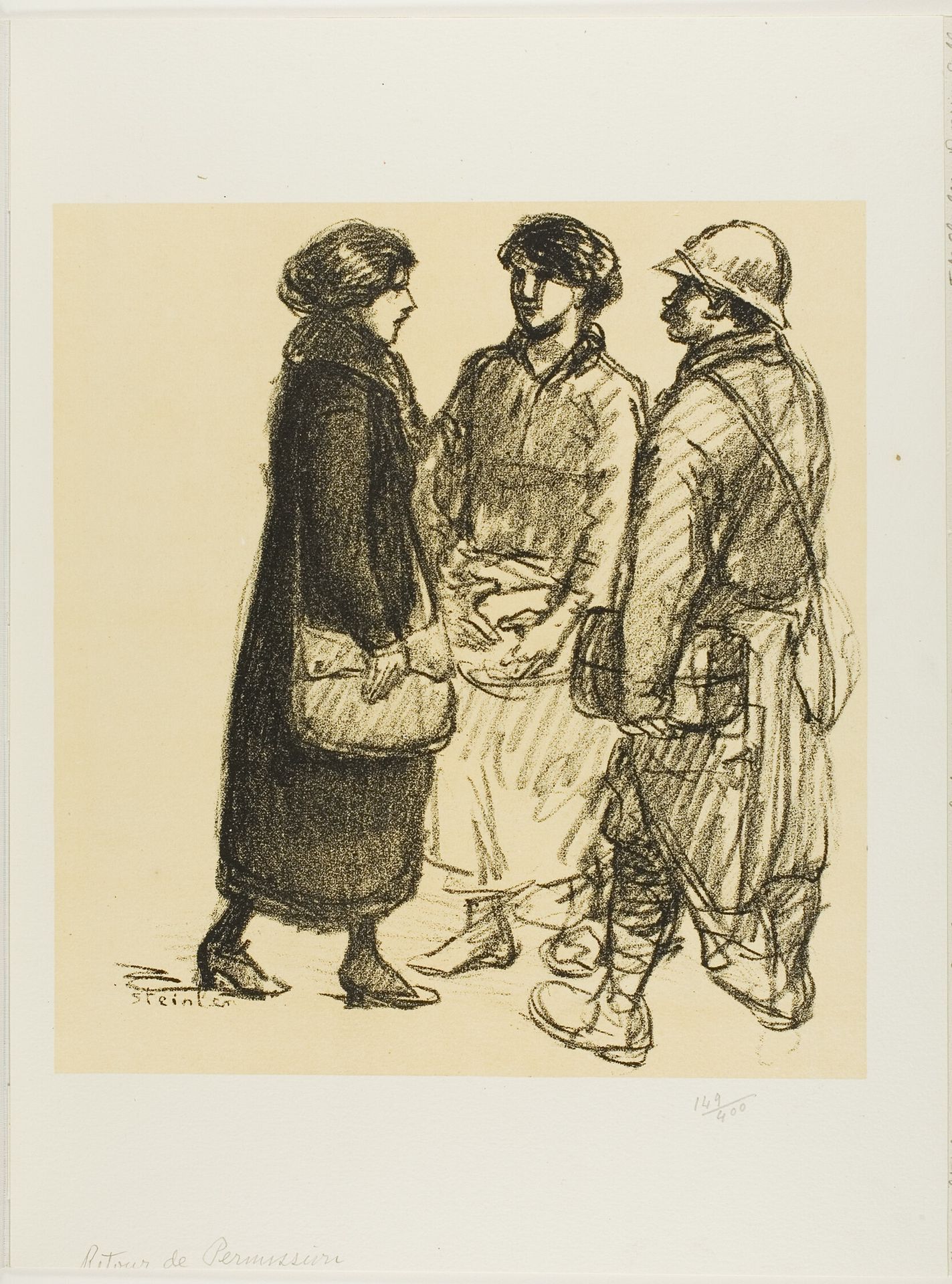 On Leave by Théophile Alexandre Steinlen