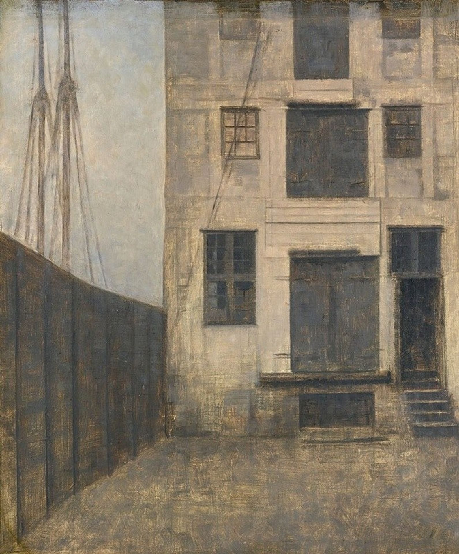 The Old Warehouse In Christianshavn by Vilhelm Hammershøi