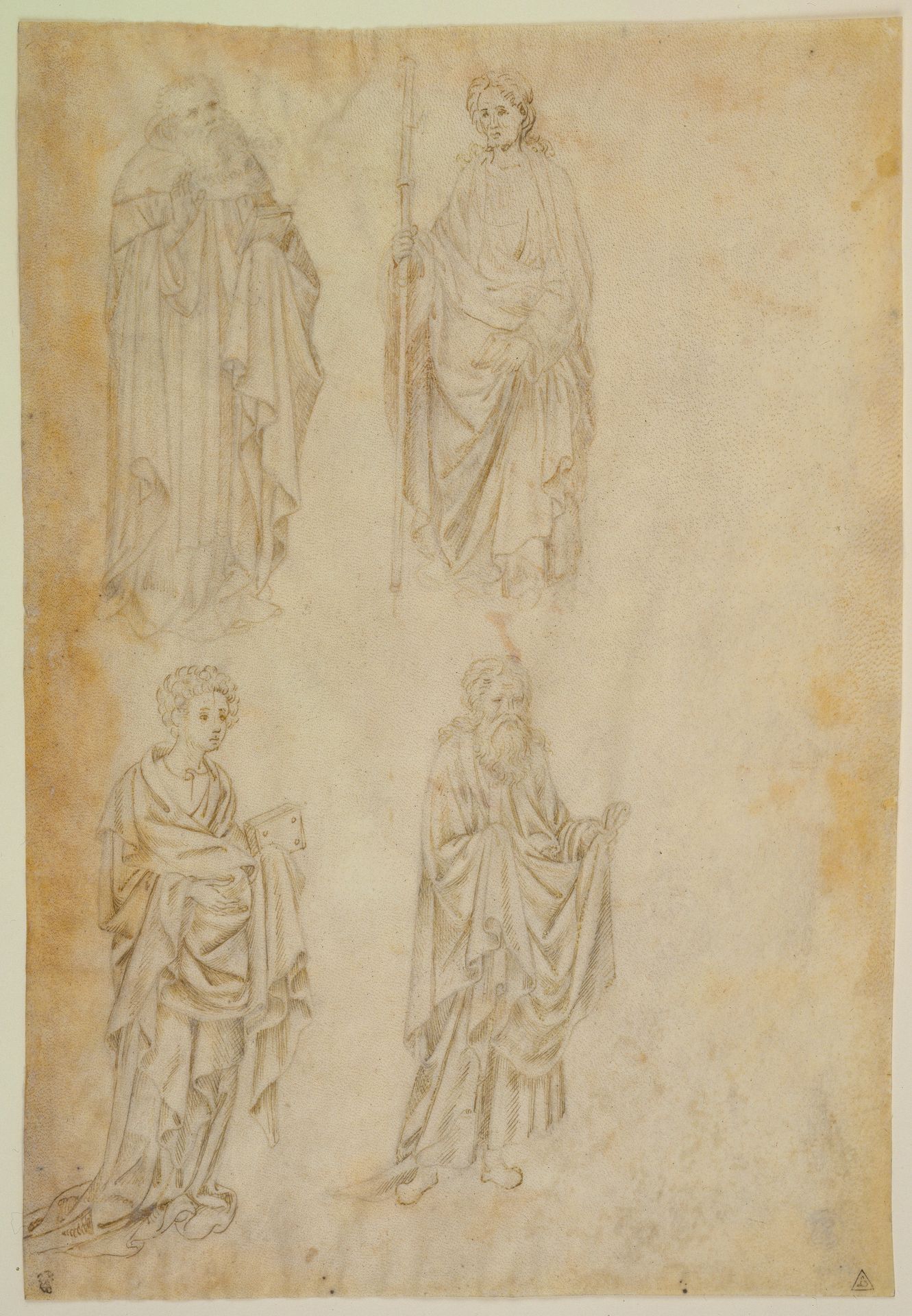 Four standing saints by Pisanello