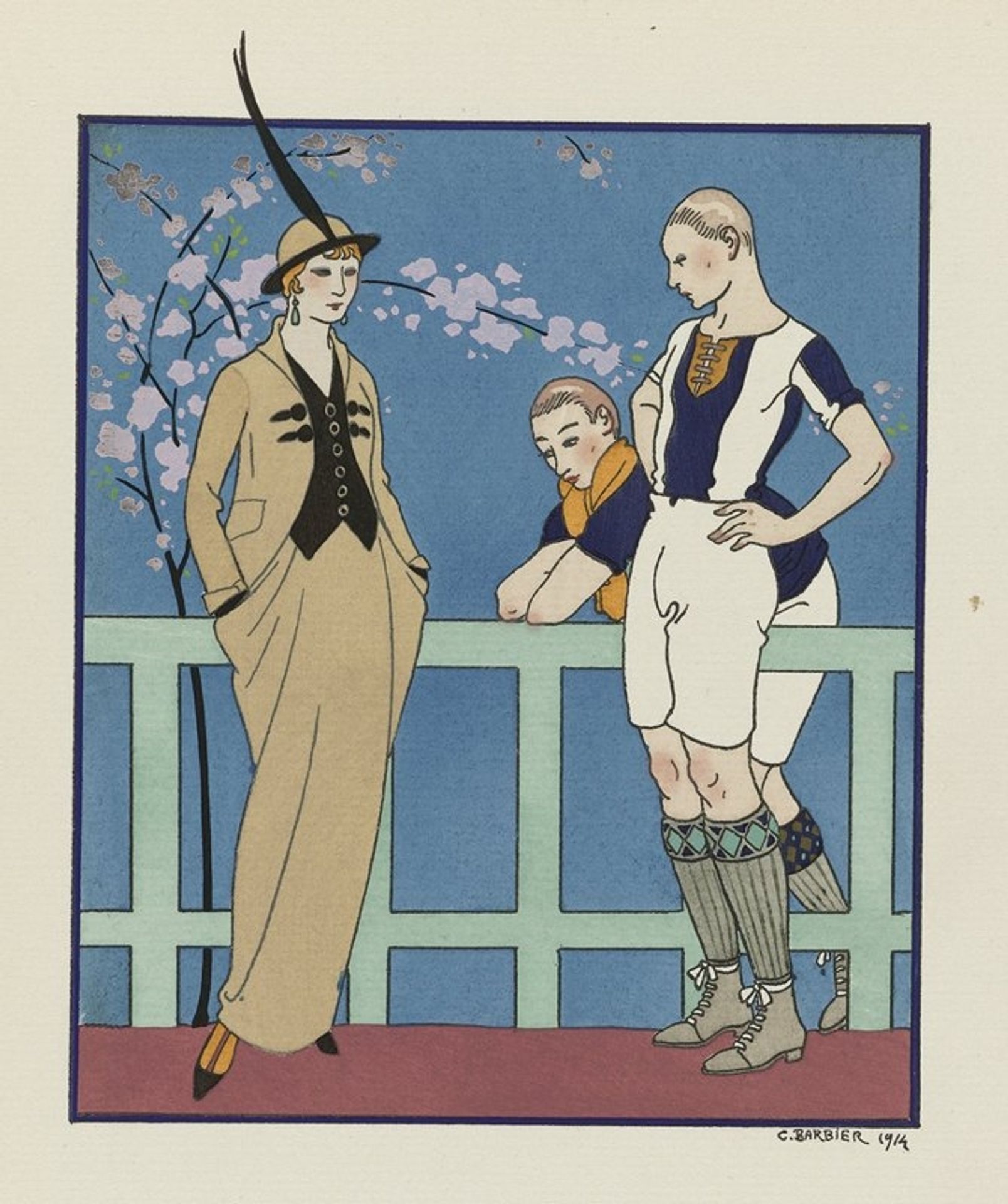Rugby ;Costume tailleur de Redfern by George Barbier