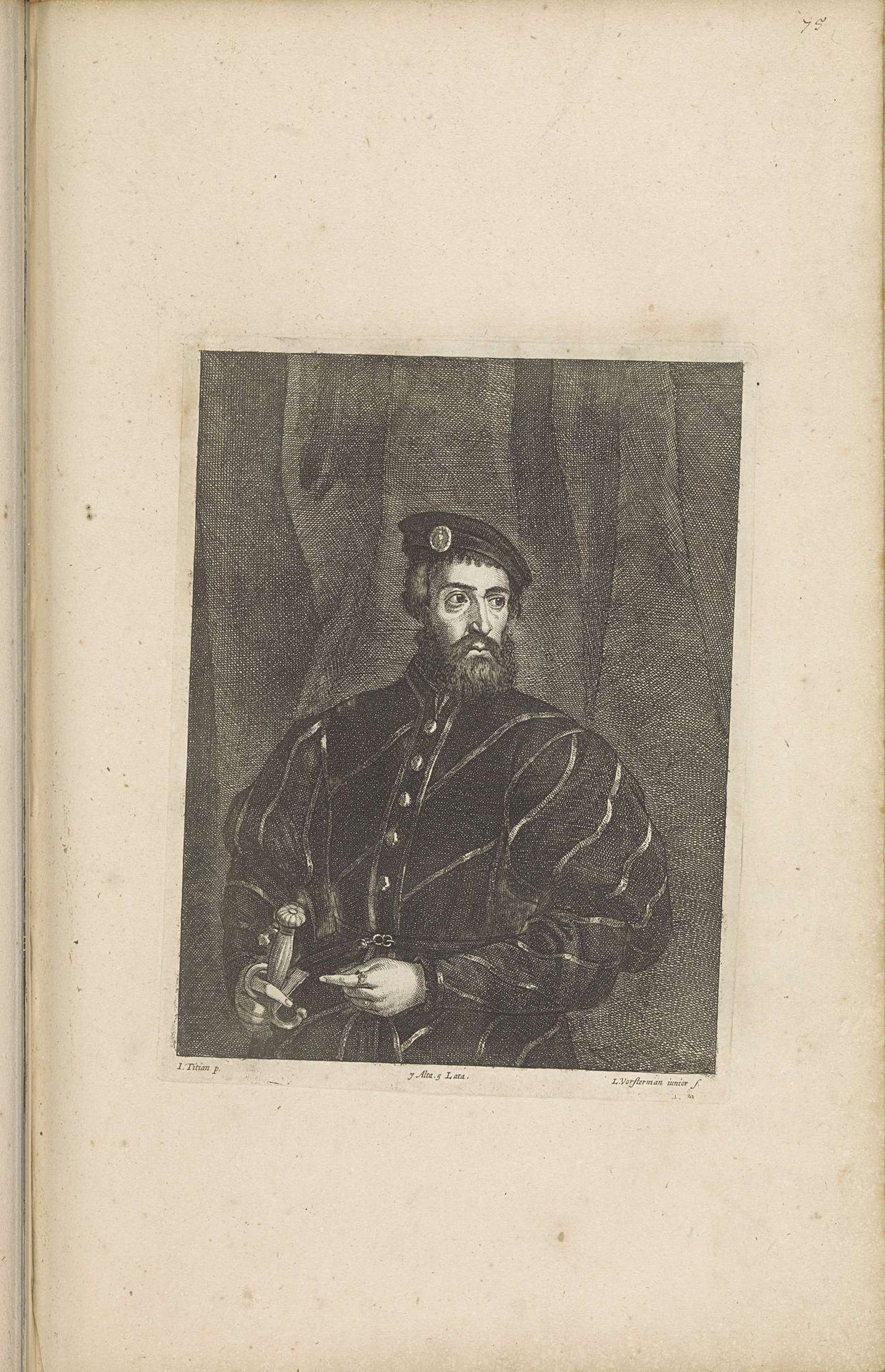 Portret van een onbekende man by Lucas (II) Vorsterman