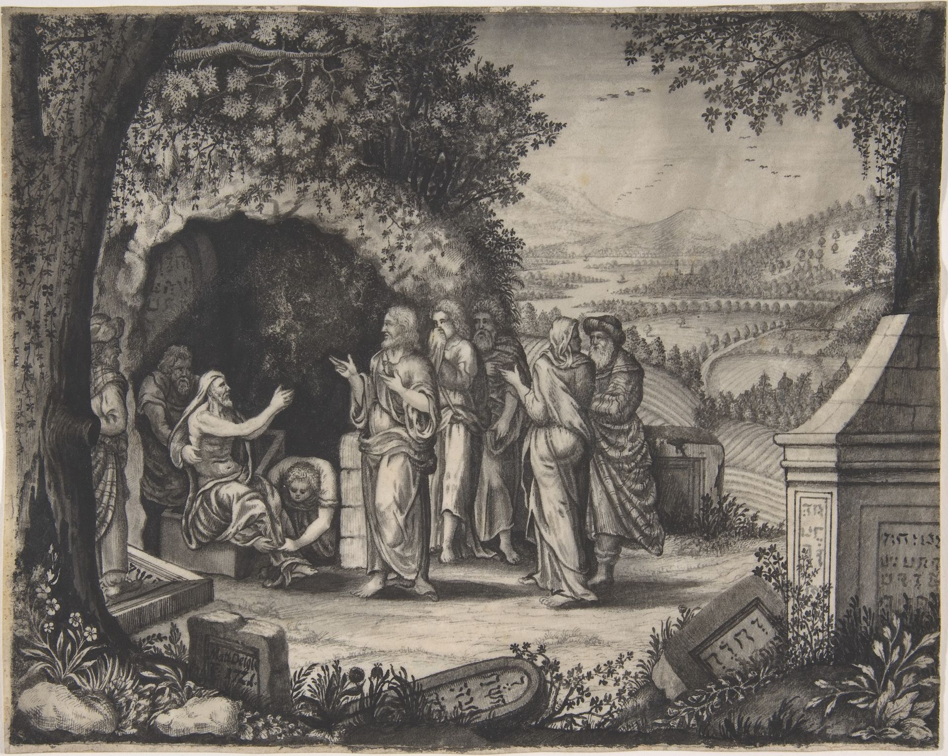 The Raising of Lazarus by Matthias Deigle