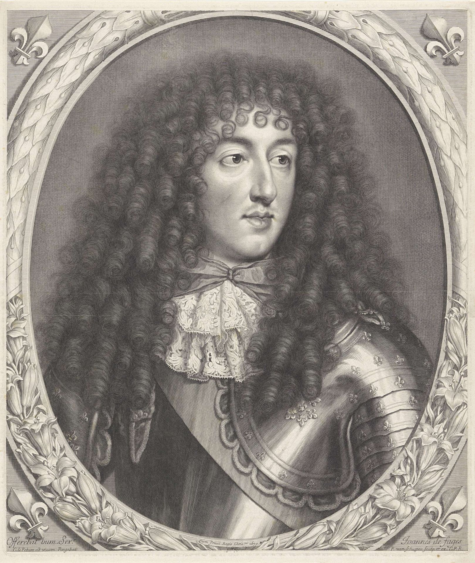 Portret van Filips I, hertog van Orléans by Pieter van Schuppen