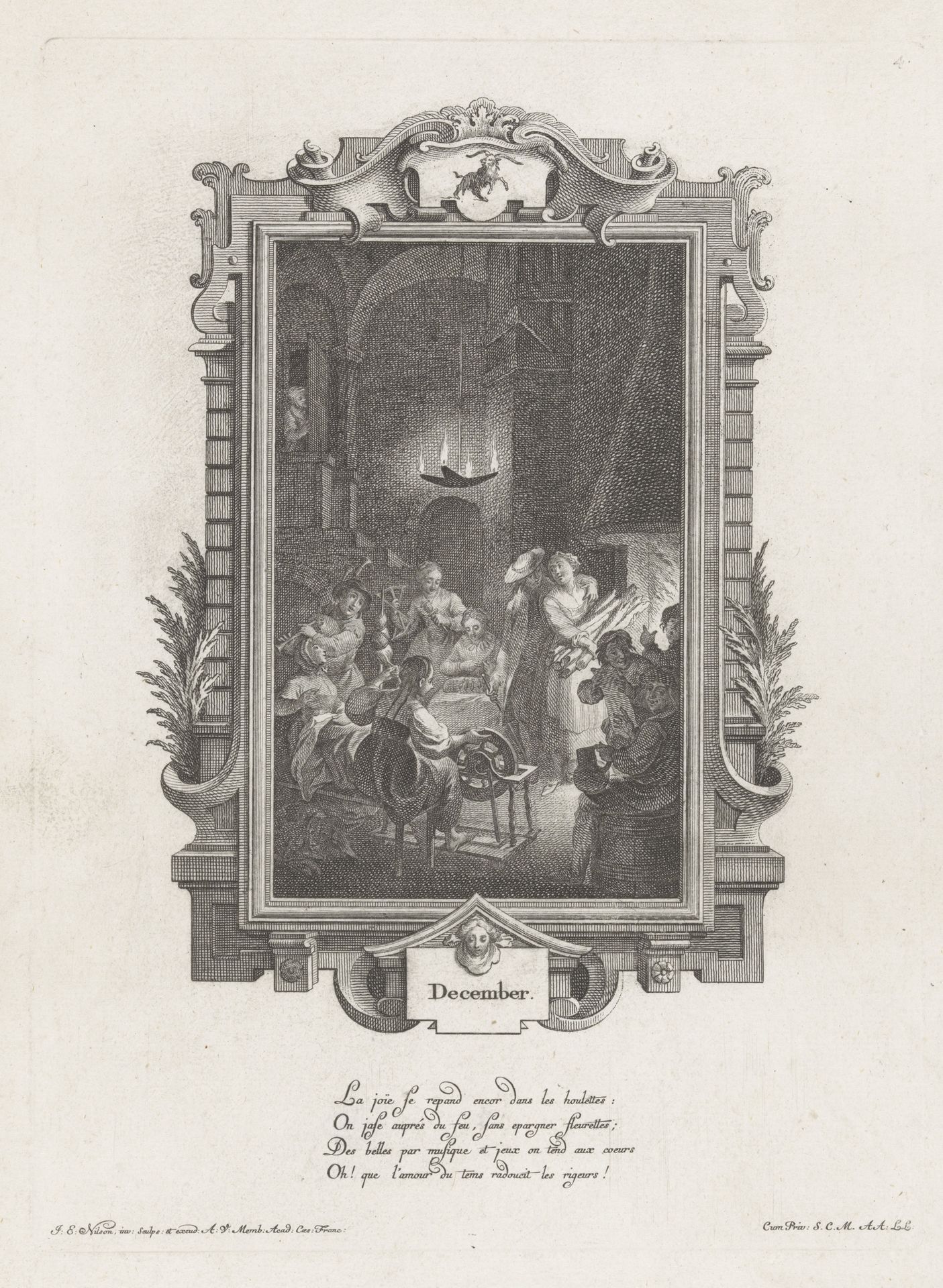 December by Johann Esaias Nilson