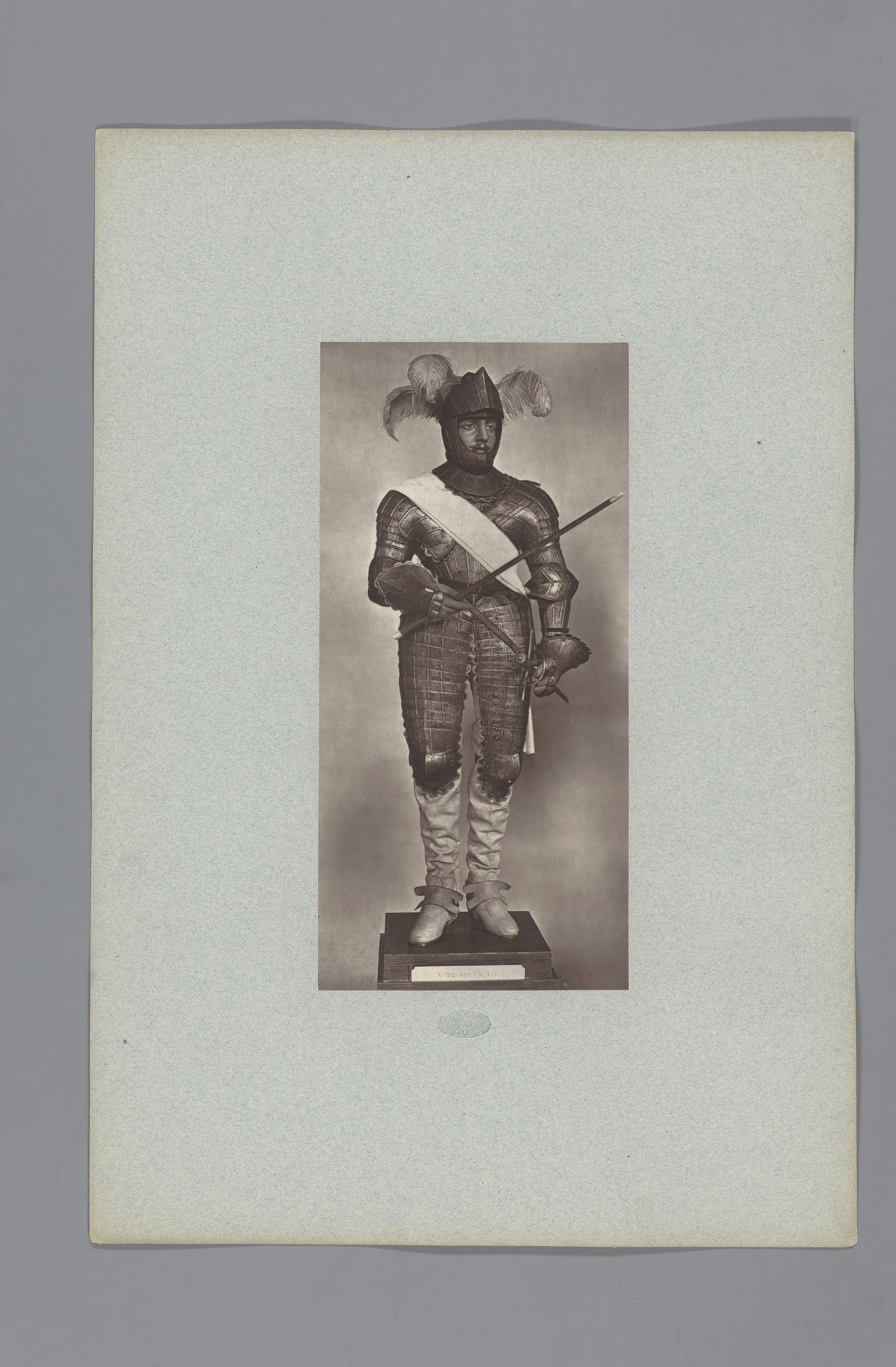 Laat-16de-eeuws harnas uit het leger van Hendrik IV van Frankrijk, uit de collectie van het Musée d'Artillerie in Parijs by Anonymous