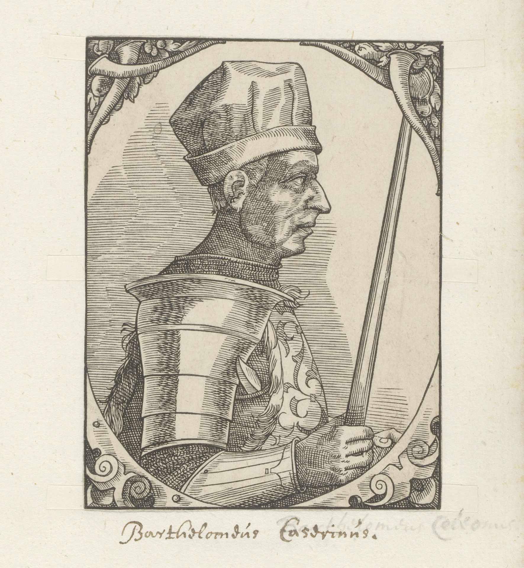 Portret van Bartolomeo Colleoni by Anonymous