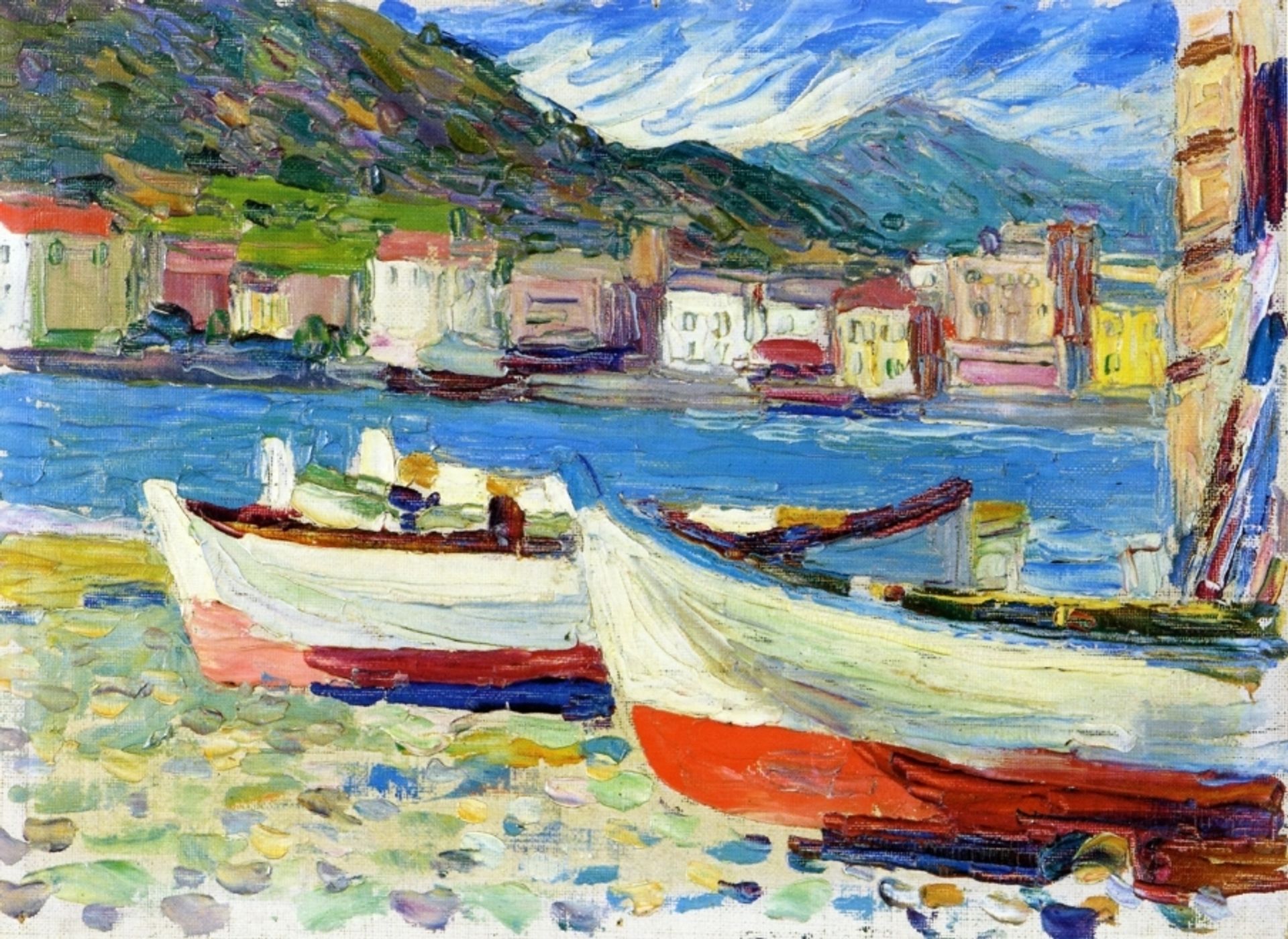 Rapallo boats by Wassily Kandinsky